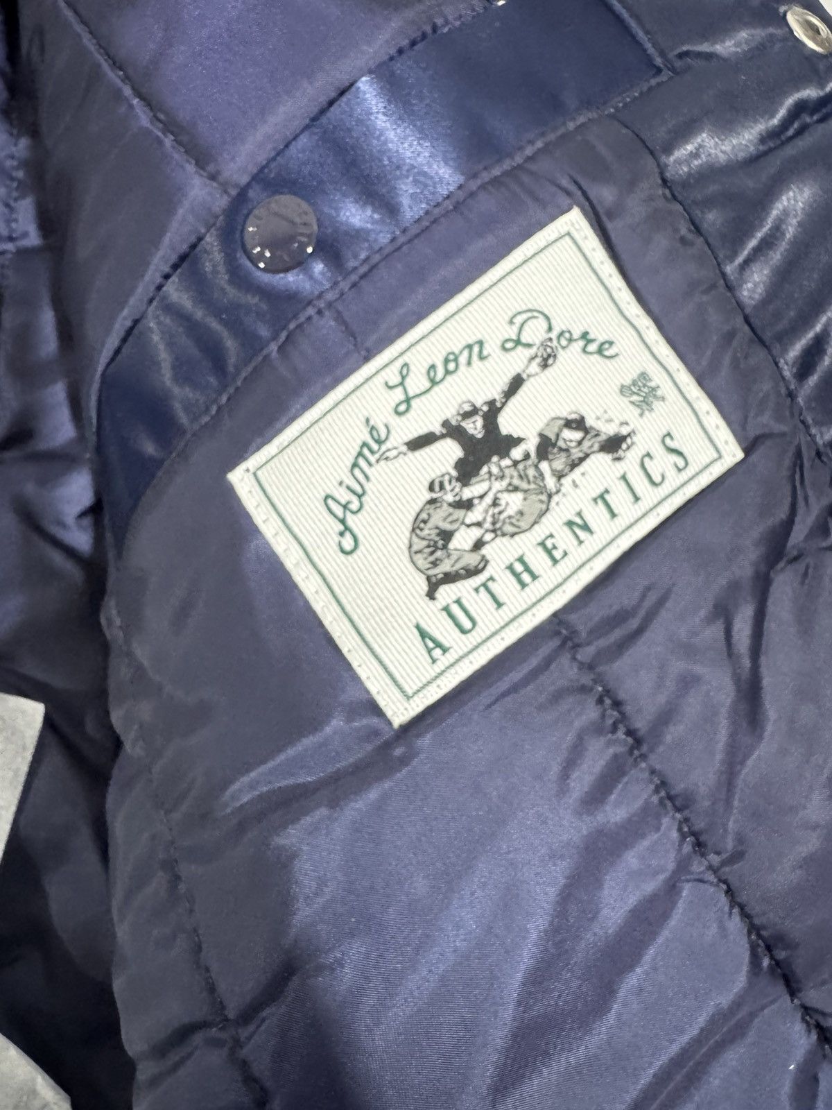 Aime Leon Dore Overlay logo satin varsity jacket Size US M / EU 48-50 / 2 - 4 Thumbnail