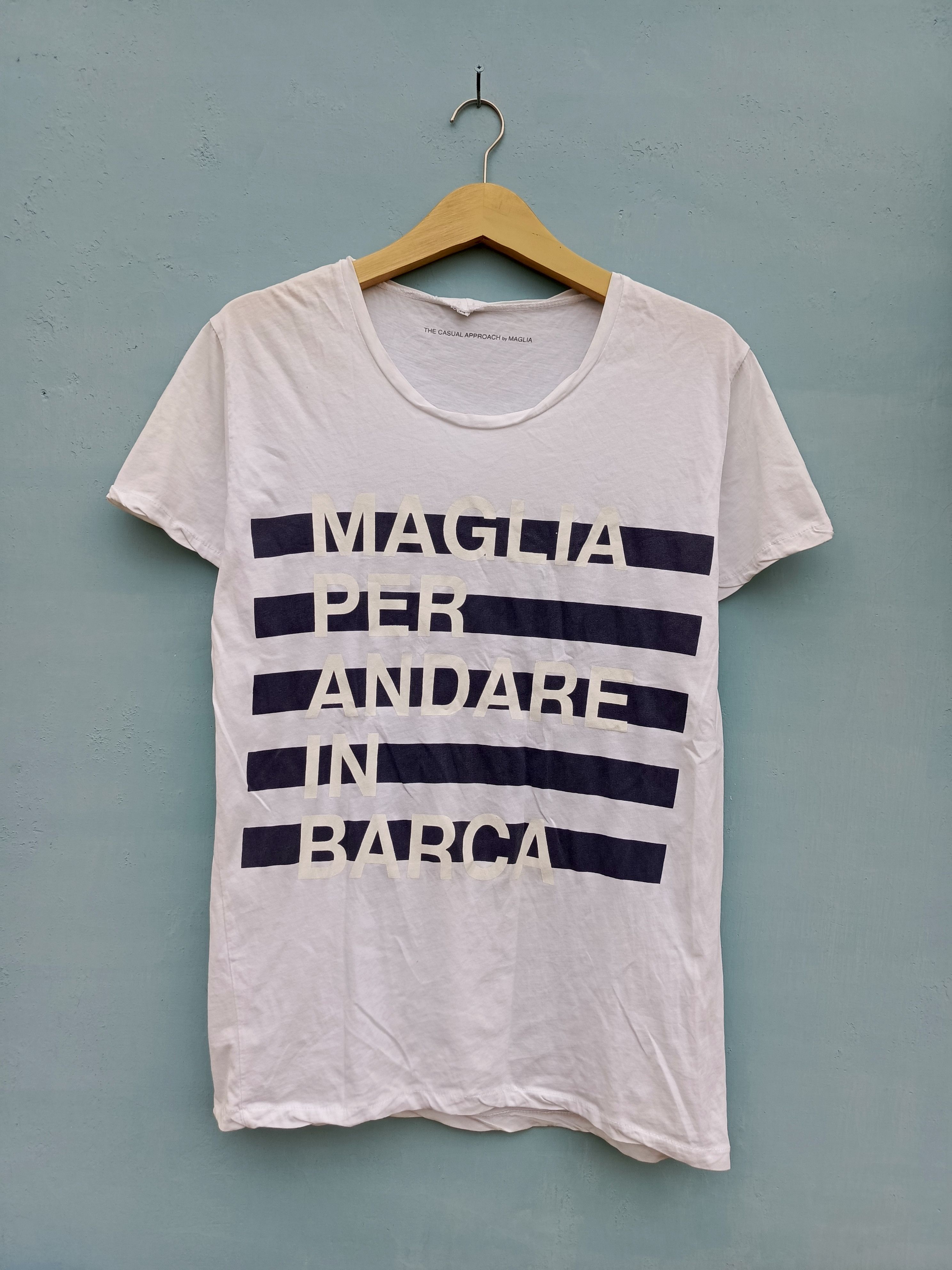 image of Magliano The Casual Approach By Maglia Tshirt in White, Men's (Size Medium)