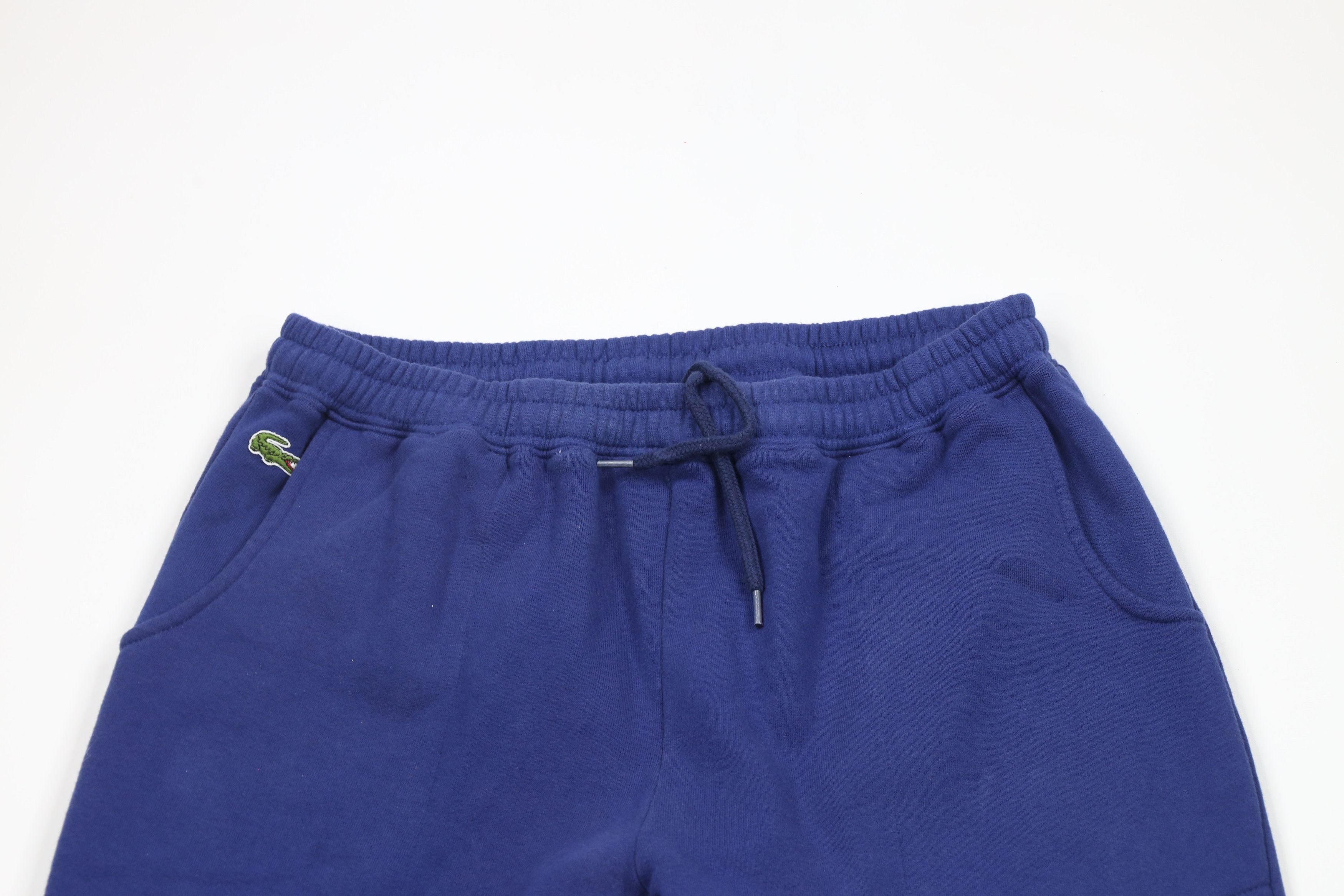 Lacoste × Vintage Vintage 90s Izod Lacoste Croc Logo Sweatpants Joggers Blue Size US 36 / EU 52 - 2 Thumbnail