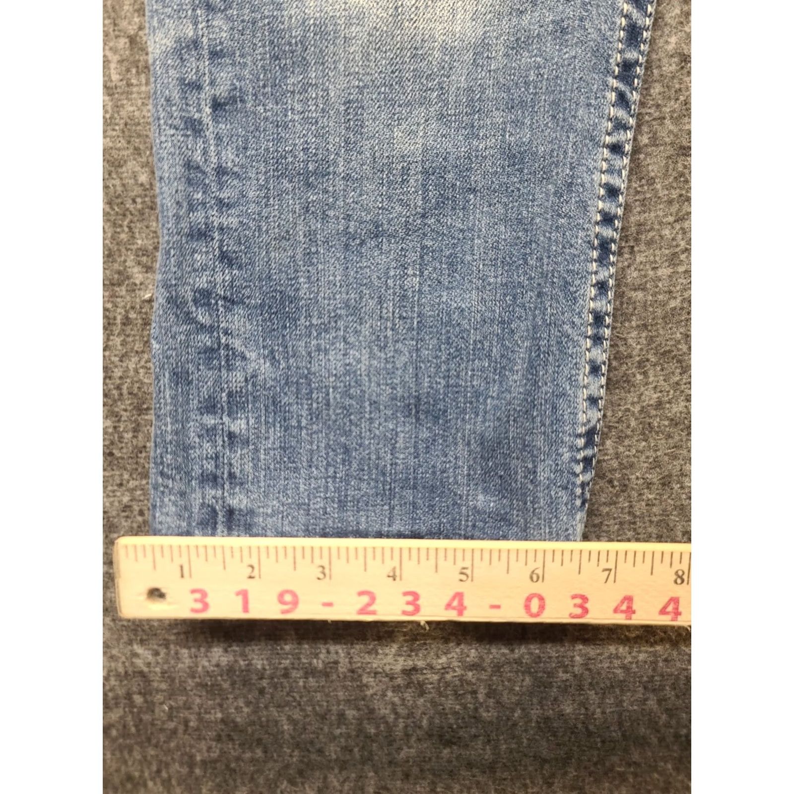 Miss Me Miss Me Capri Jeans Womens 26x21 Regular Fit Cuffed Embroidered Rhinestone Blue Denim 5-Pocket Rise Mid Y2K Cowboycore Girls Womens Size 26" / US 2 / IT 38 - 7 Thumbnail
