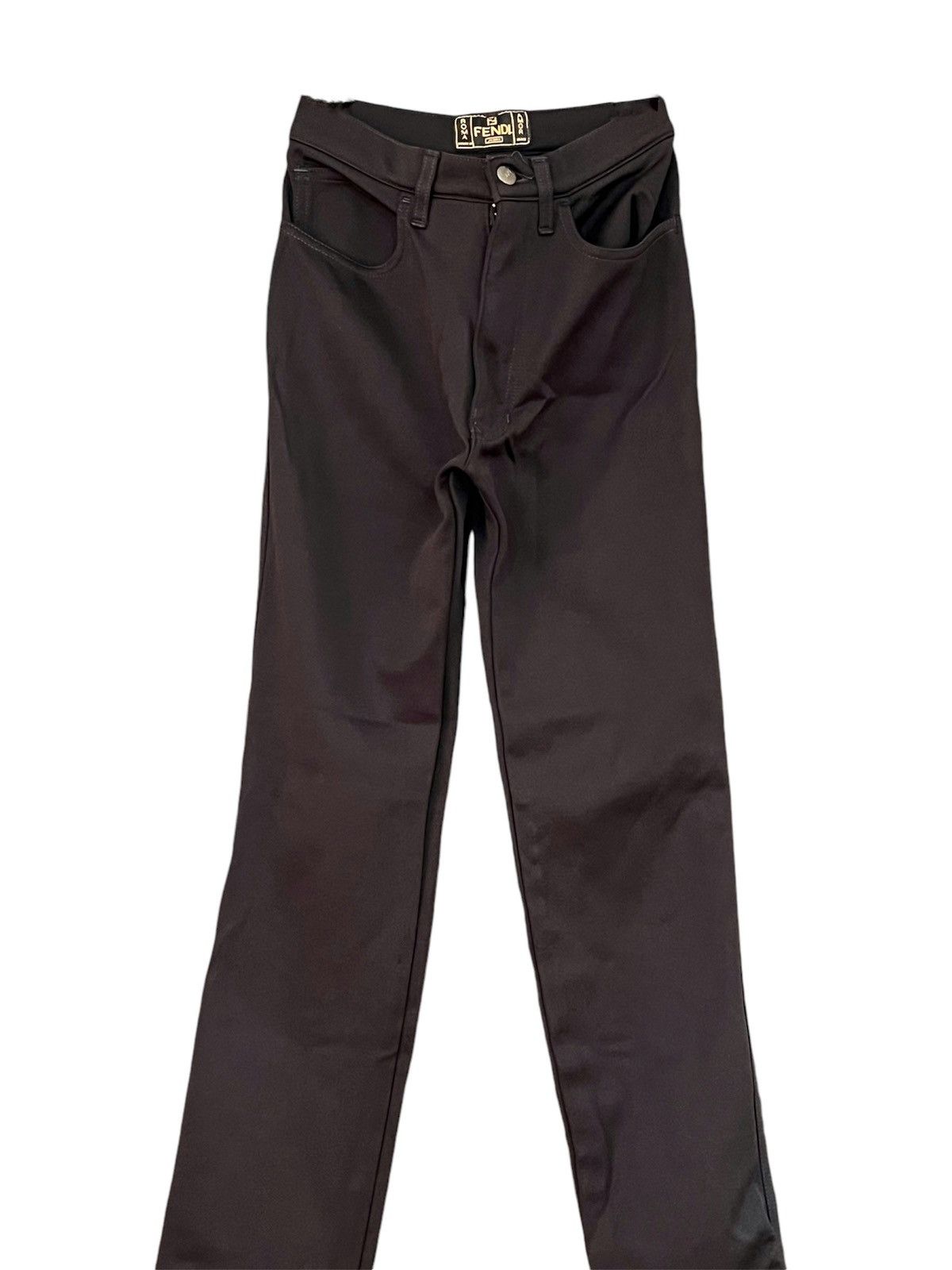 Fendi vintage classic Fendi black pants Size 27" / US 4 / IT 40 - 1 Thumbnail