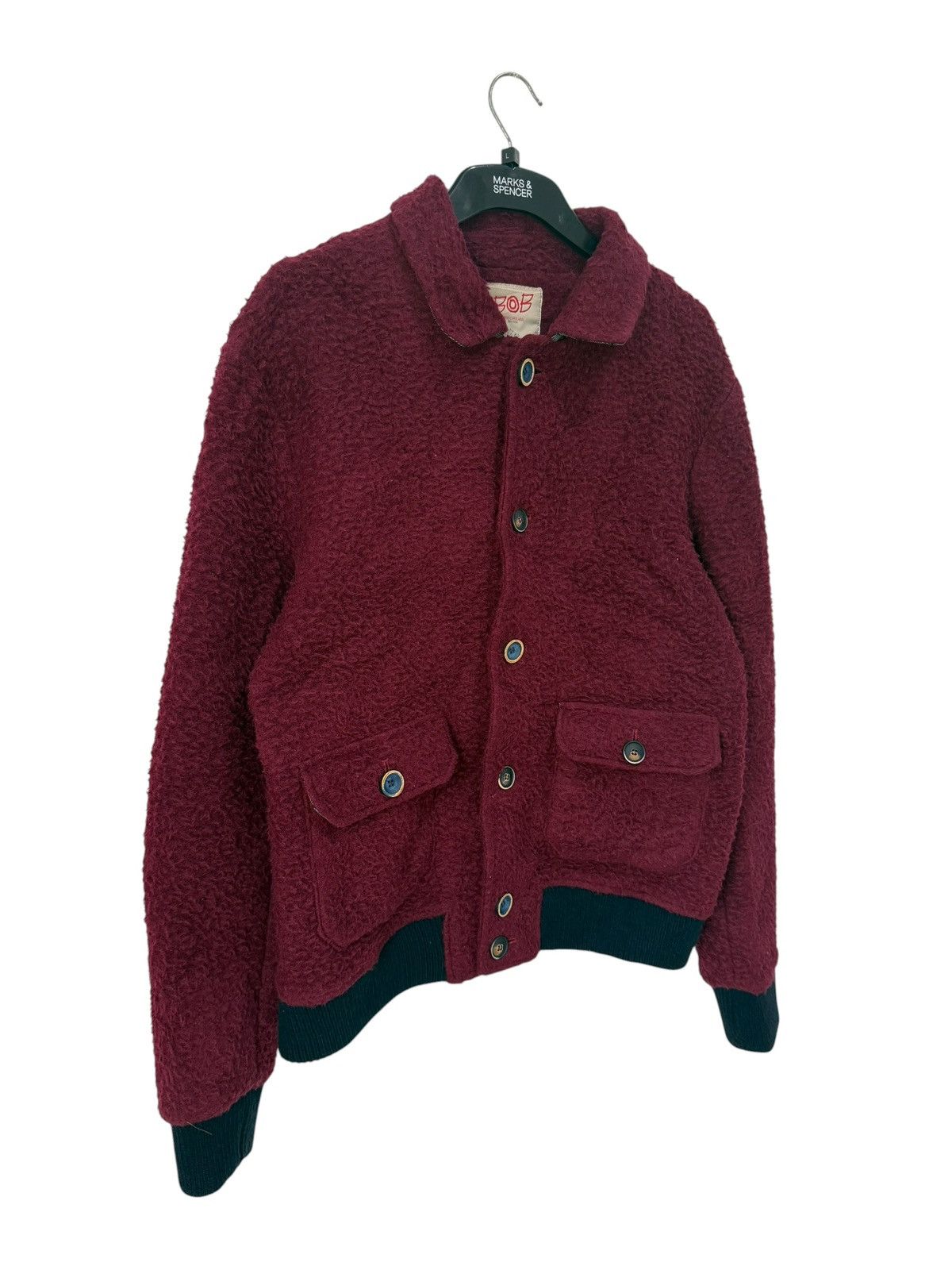 Italic Italian Brand BOB JACKET SHERPA STYLE BUTTON UP Size US M / EU 48-50 / 2 - 2 Thumbnail