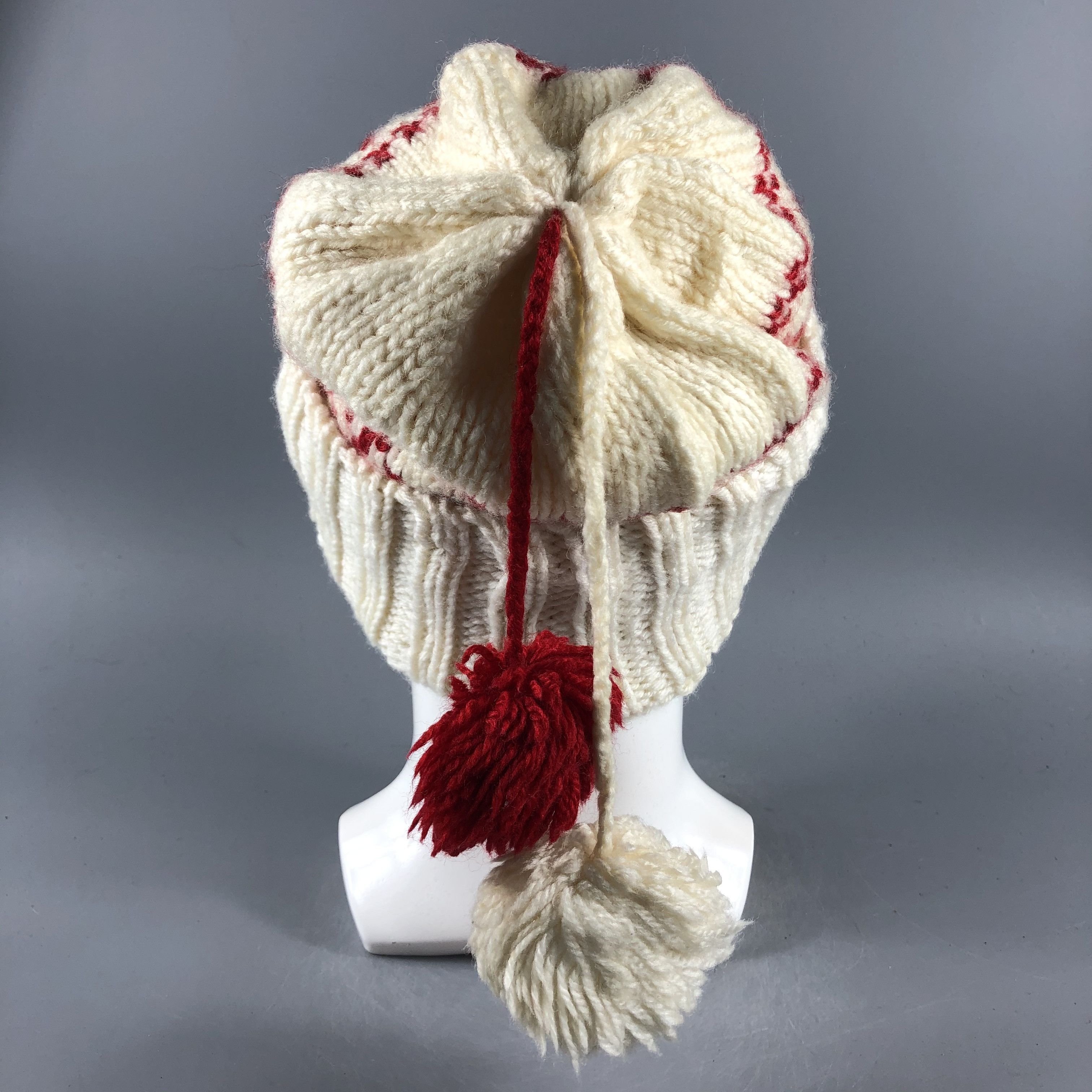 Japanese Brand × Vintage Unknown PomPom Ribbed Beanie Snow Hat Snow Cap -D459 Size ONE SIZE - 2 Thumbnail