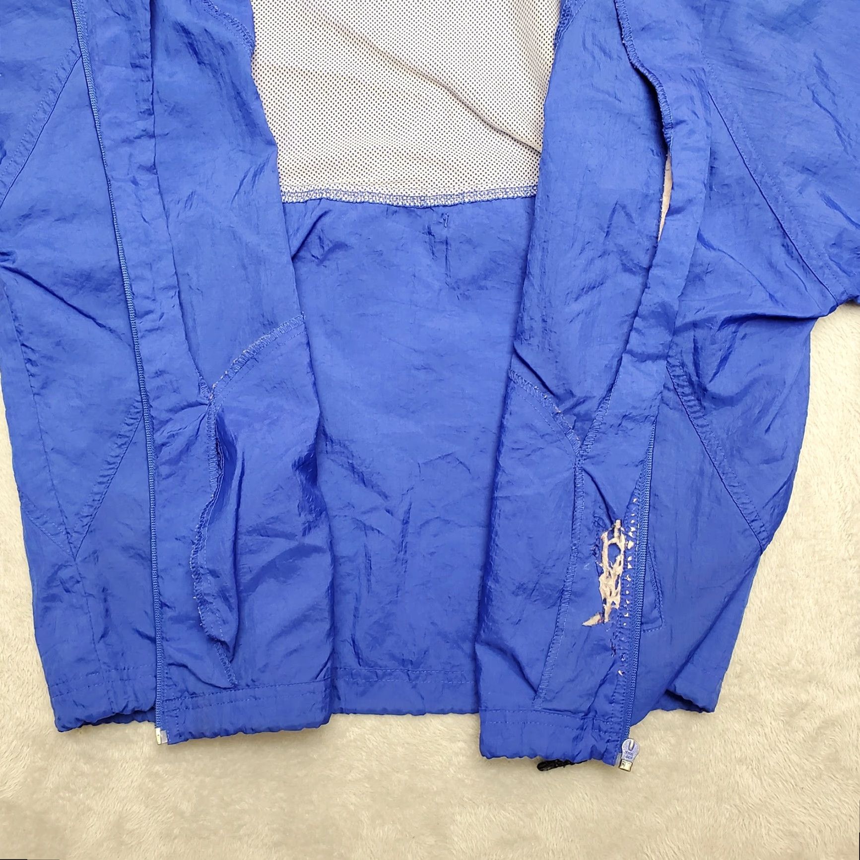 Reebok VINTAGE Reebok Jacket Men M Blue Full Zip Track Windbreaker Running Size US M / EU 48-50 / 2 - 6 Thumbnail