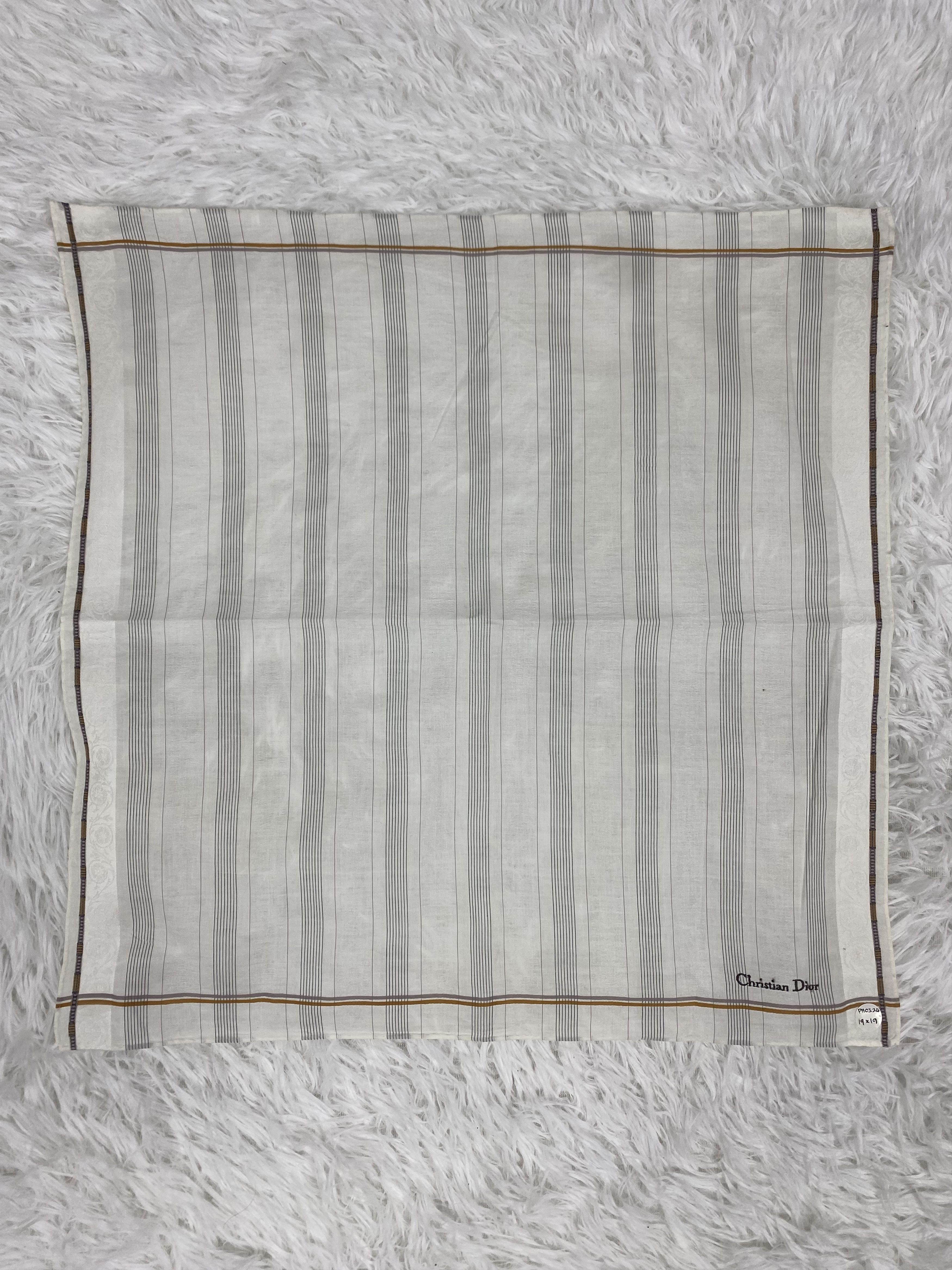 Vintage Vintage Christian Dior Handkerchief Neckerchief PH0524 Size ONE SIZE - 3 Thumbnail