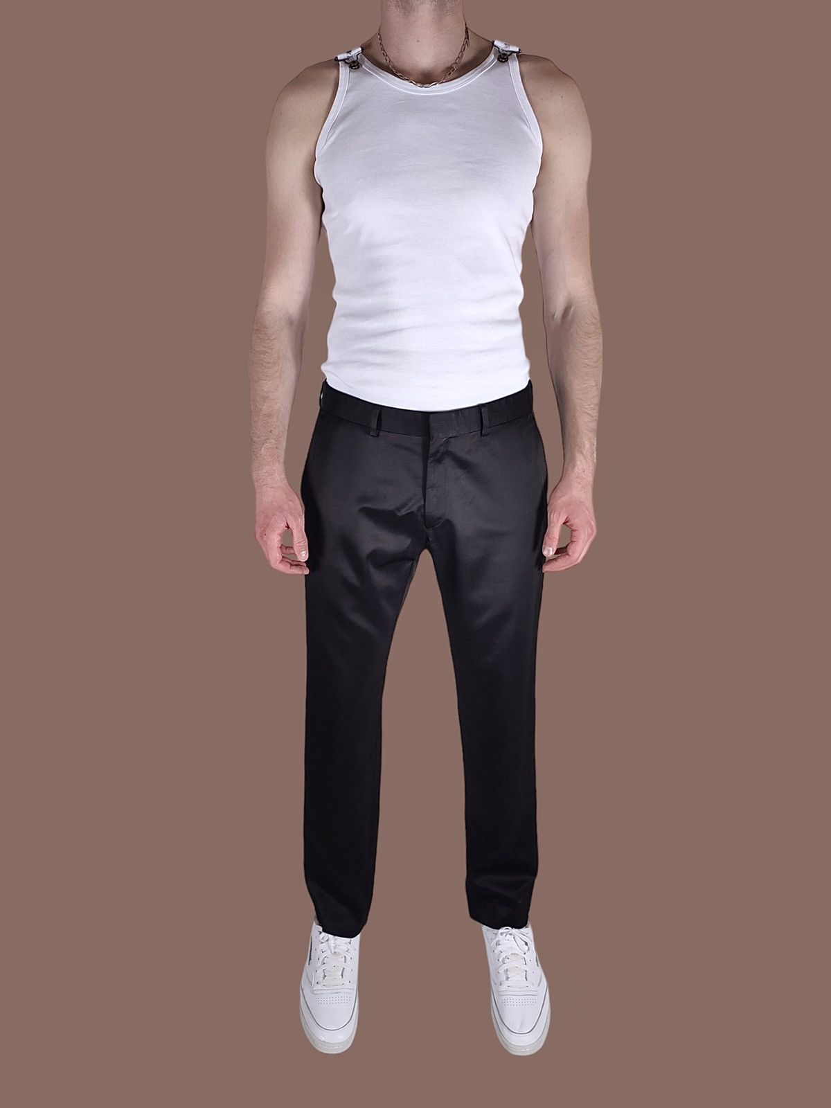 John Richmond John Richmond RICH Print White Tank Top Size US L / EU 52-54 / 3 - 4 Thumbnail