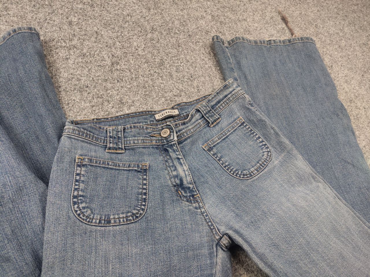 If Six Was Nine Vintage Y2K LGB Flared Low Rise Jeans hysteric style Size 30" / US 8 / IT 44 - 13 Thumbnail