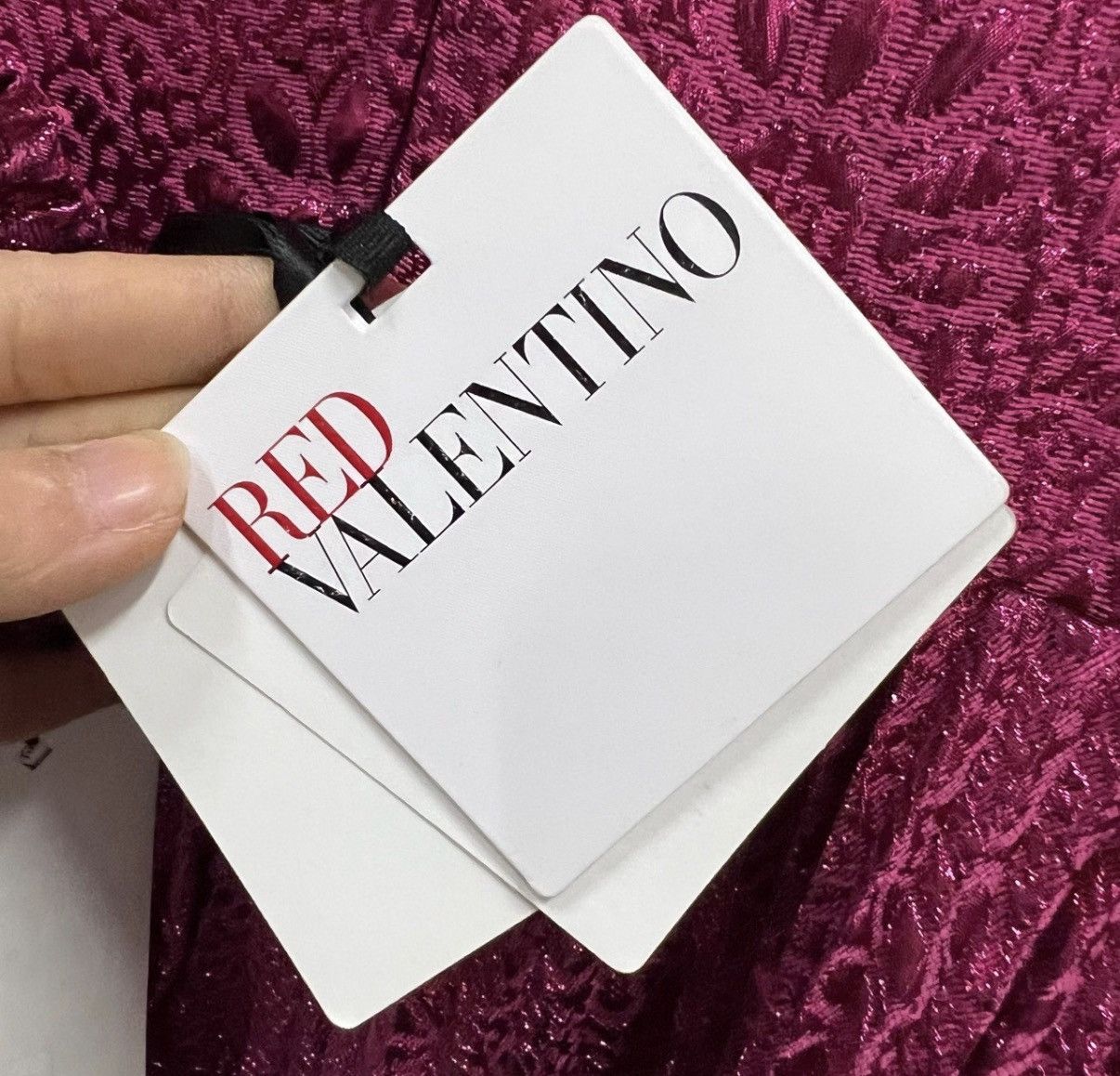 Valentino Valentino Rose Red Long-sleeve Dress J41 Size S / US 4 / IT 40 - 3 Thumbnail