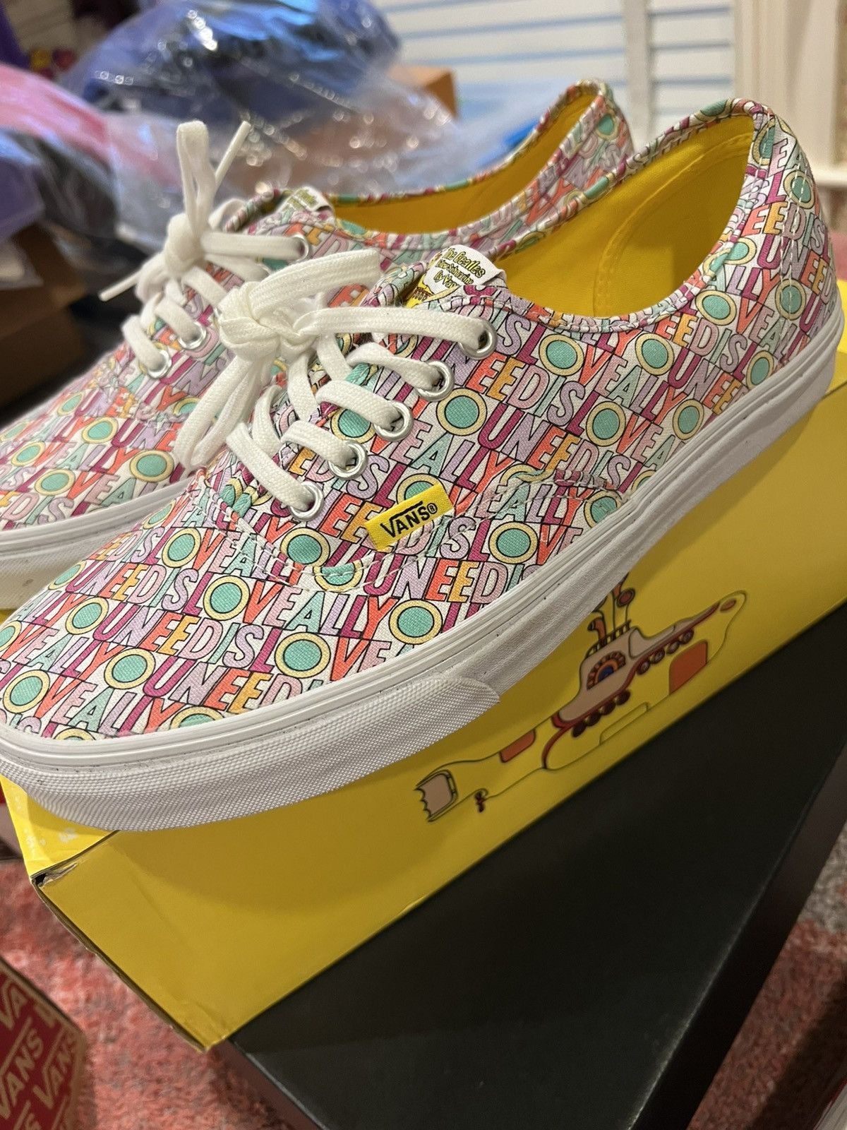 Vans Vans Authentic Beatles Yellow Submarine All You Need Is Love Size US 9.5 / EU 42-43 - 1 Thumbnail