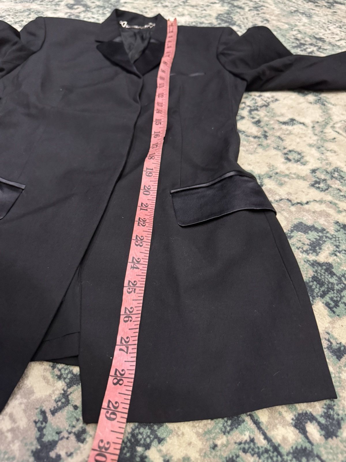 Gucci GUCCI BLACK TIE ONE SUIT COAT JACKET Size XS / US 0-2 / IT 36-38 - 6 Thumbnail
