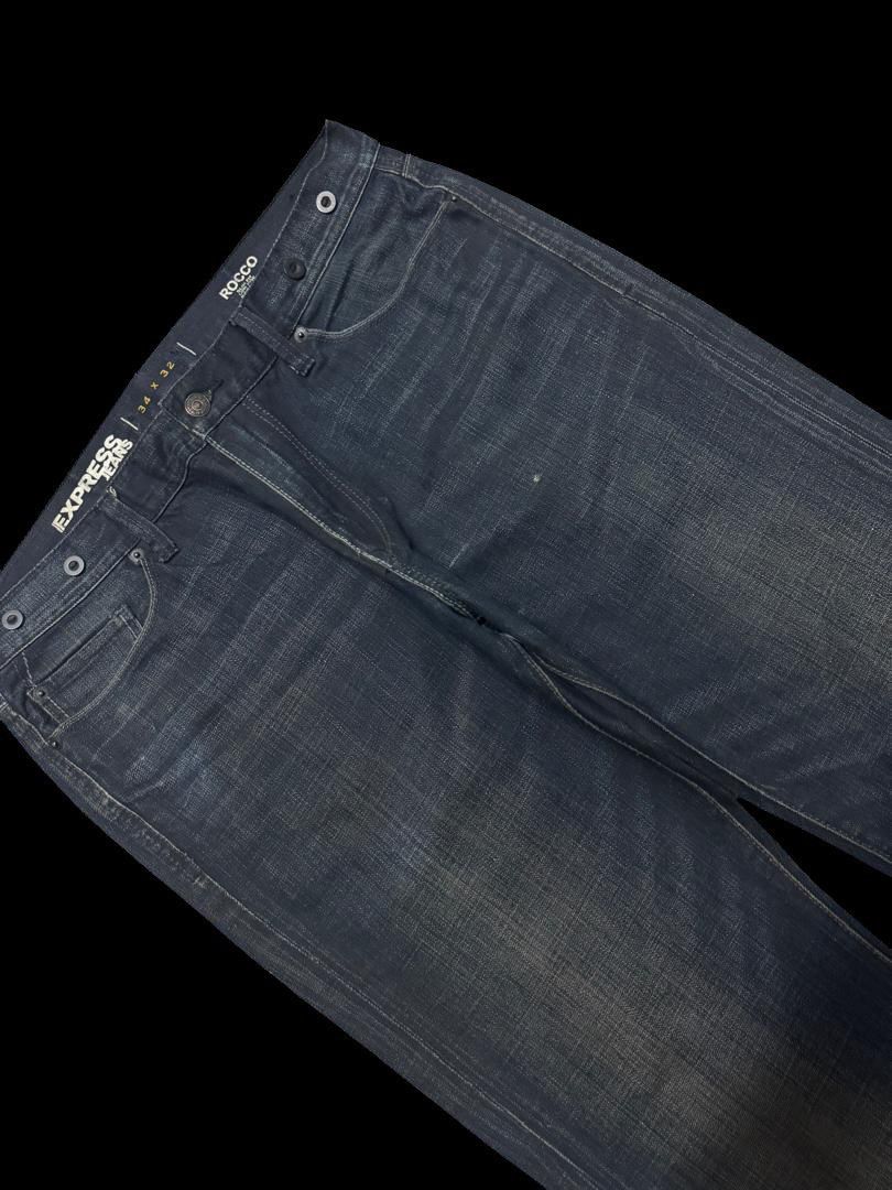 If Six Was Nine FLARE Insane Express🇯🇵 Jean Mudwash SlimFit Bootcut Dark Jean Size US 35 - 8 Thumbnail