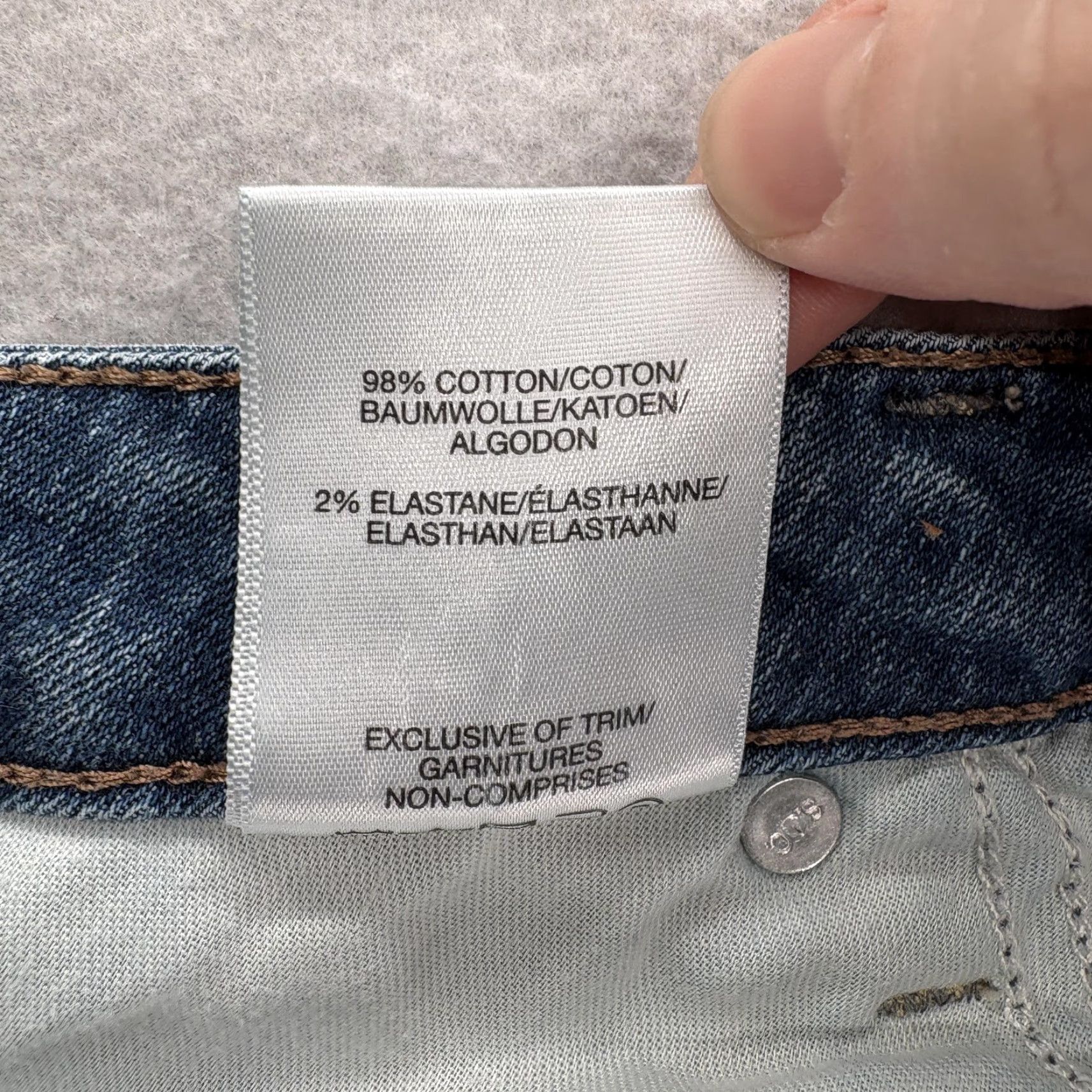 Silver Jeans Co. Silver Jeans High Rise Skinny Jeans Womens 16 Blue Medium Wash Stretch Denim Slim 5-Pocket N/A Autumn Womens Size 38" / US 16 / IT 52 - 6 Thumbnail