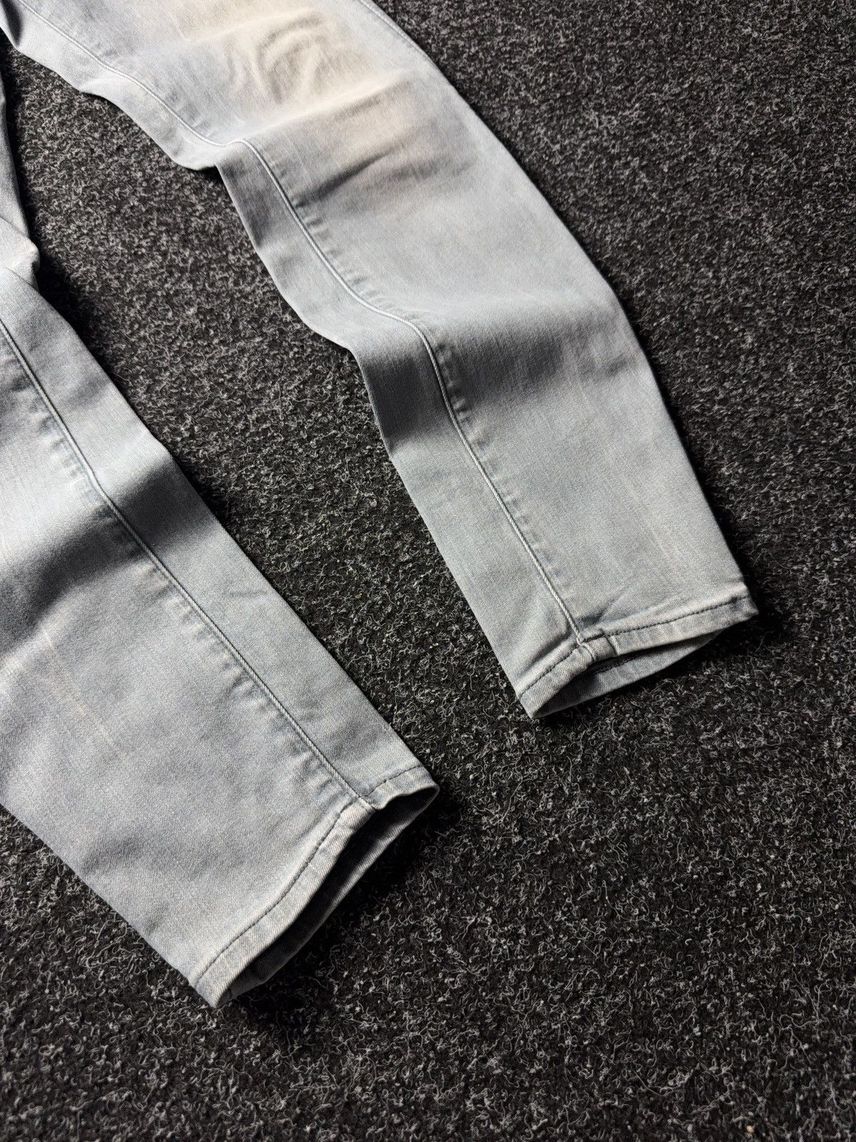 G-Star 00s Retro G-Star RAW 3301 Mid Skinny Faded Grey Denim Jeans Size 30" / US 8 / IT 44 - 4 Thumbnail