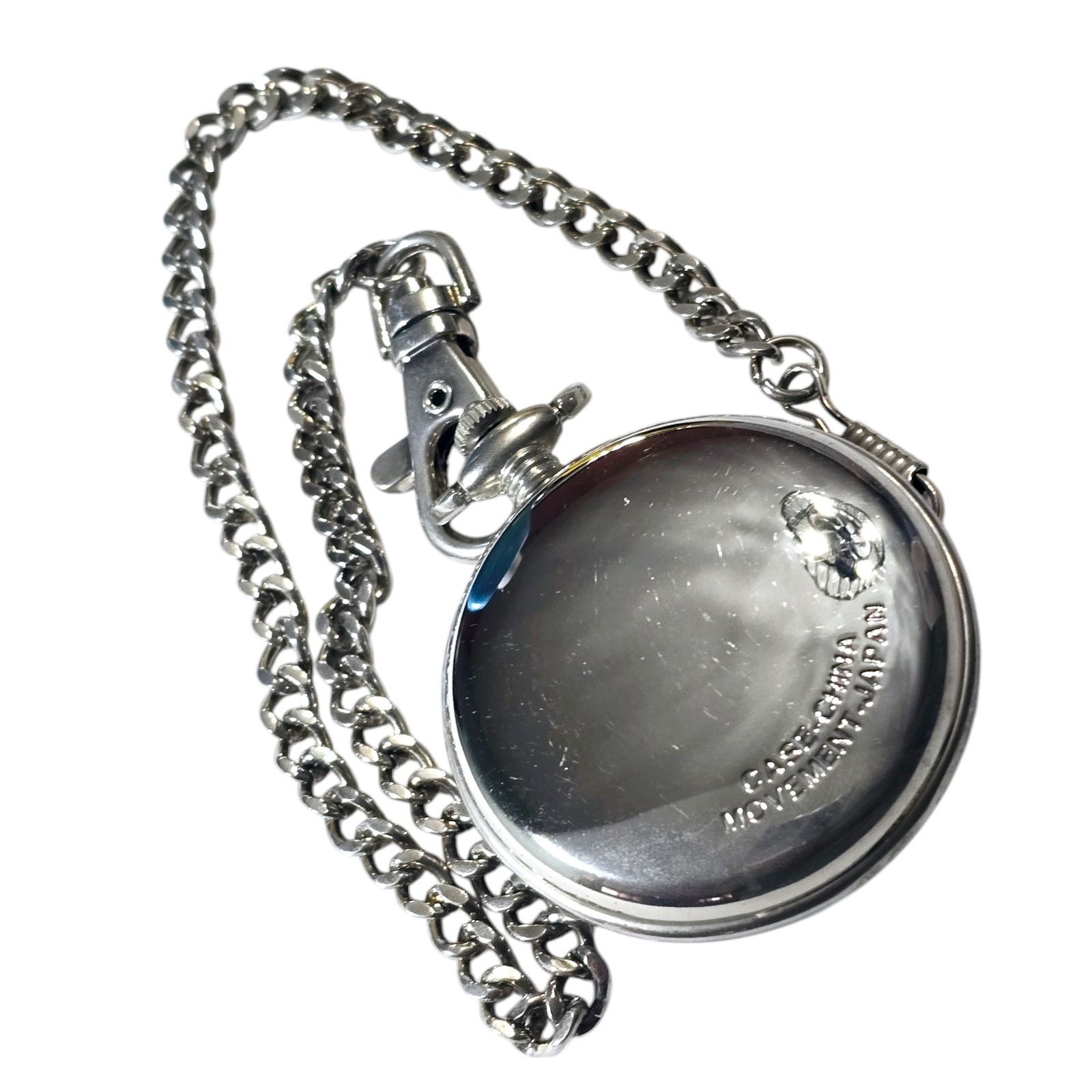 Other Soaring Eagle Pocket Watch Silver Tone Quartz Chain Works Size ONE SIZE - 3 Thumbnail