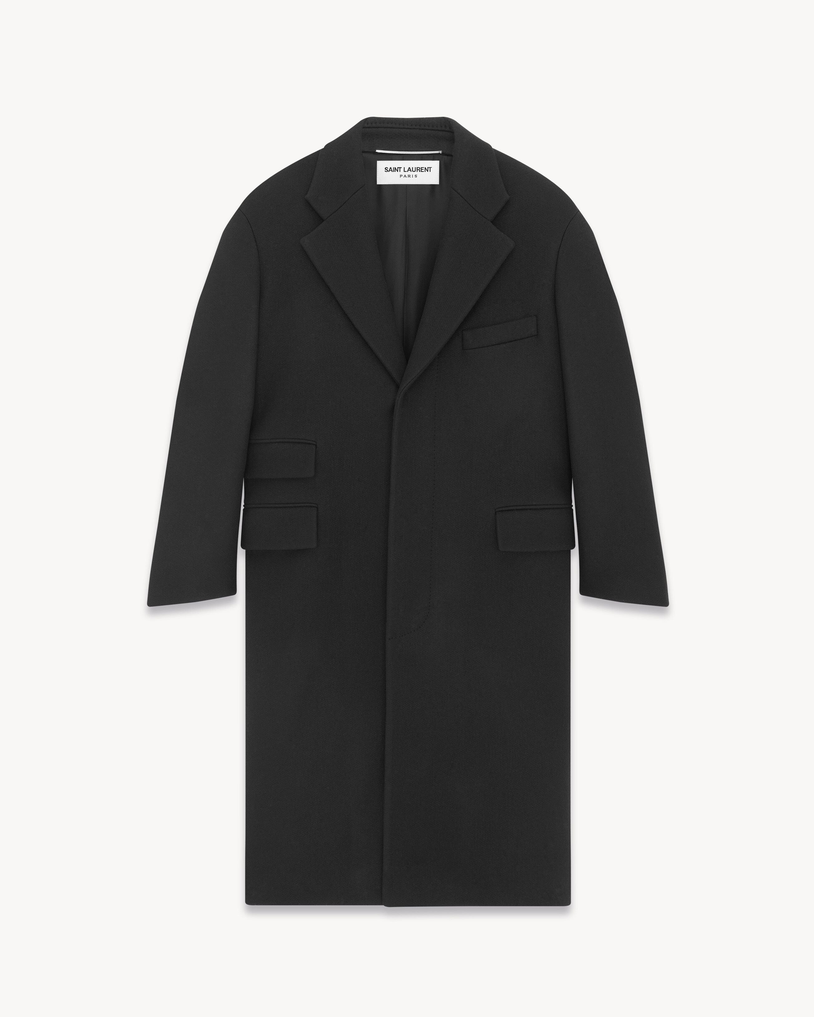 Saint Laurent Paris Oversized Coat 100% Wool Size US M / EU 48-50 / 2 - 1 Preview