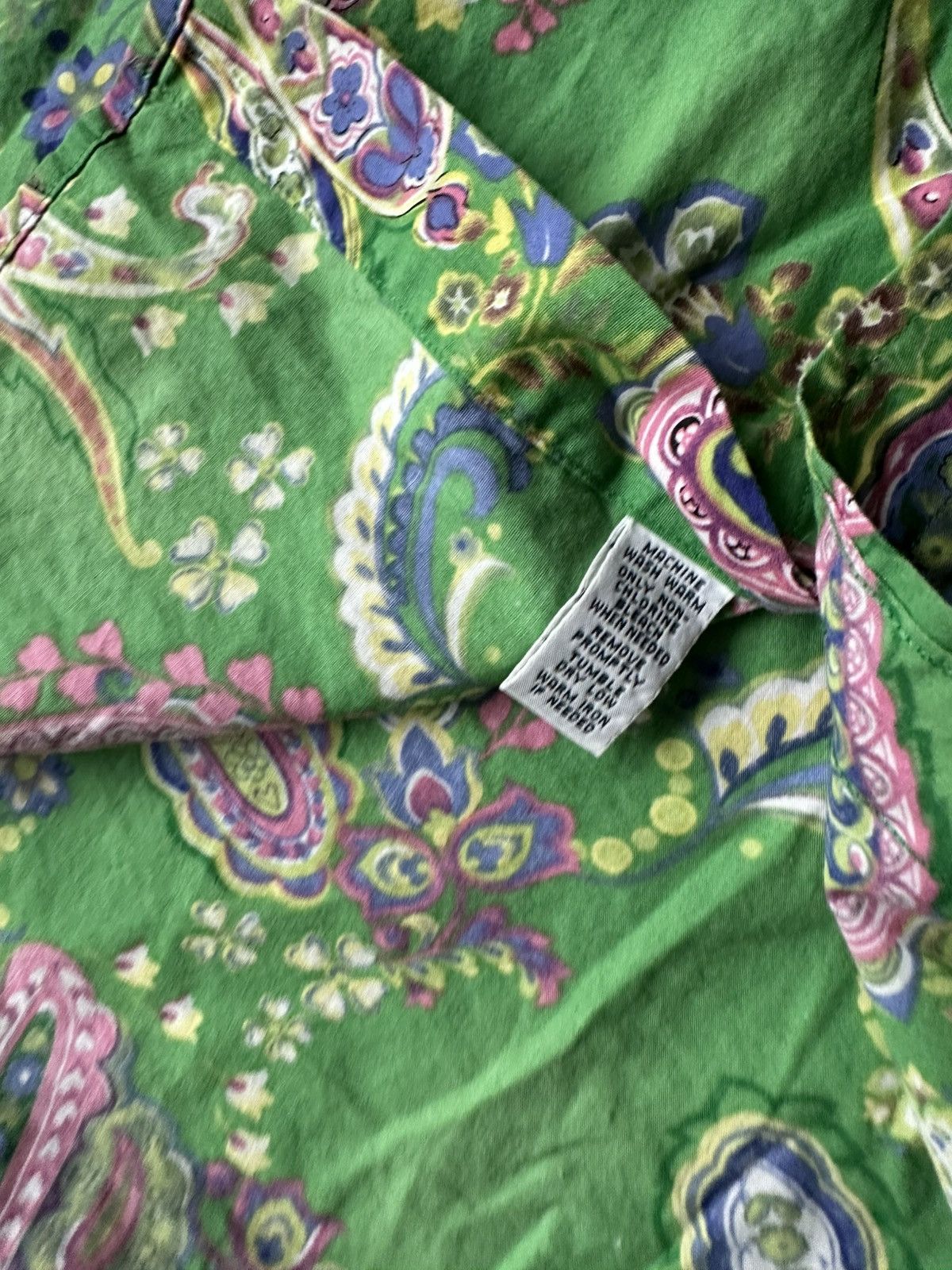 Polo Ralph Lauren Vintage 90s Polo Ralph Lauren Bandana Style Shirt Size US L / EU 52-54 / 3 - 8 Thumbnail