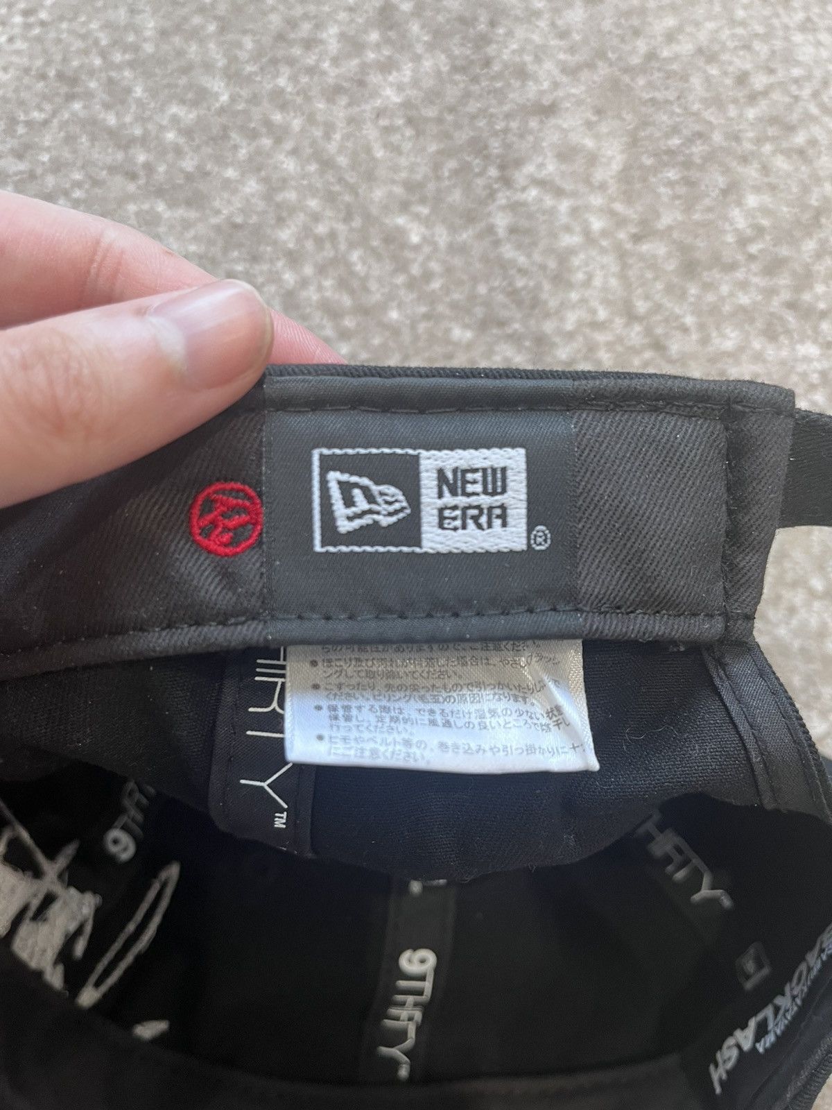 New Era × Yohji Yamamoto Backlash x Yohji Yamamoto x New Era Black Triple Name Cap Size ONE SIZE - 6 Thumbnail