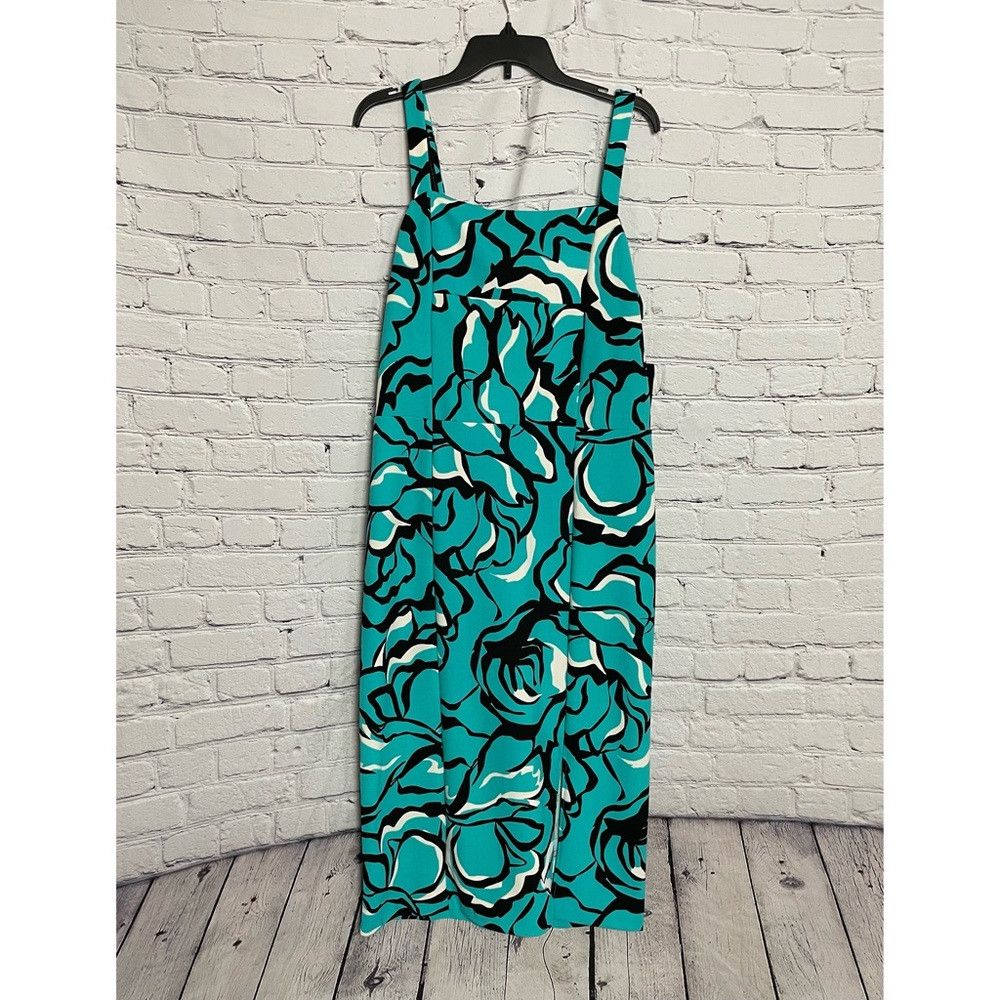 Other NWT New $129 Rachel Roy Hepburn Sleeveless Midi Blue Dress Size XXL / US 16-18 / IT 52-54 - 4 Thumbnail