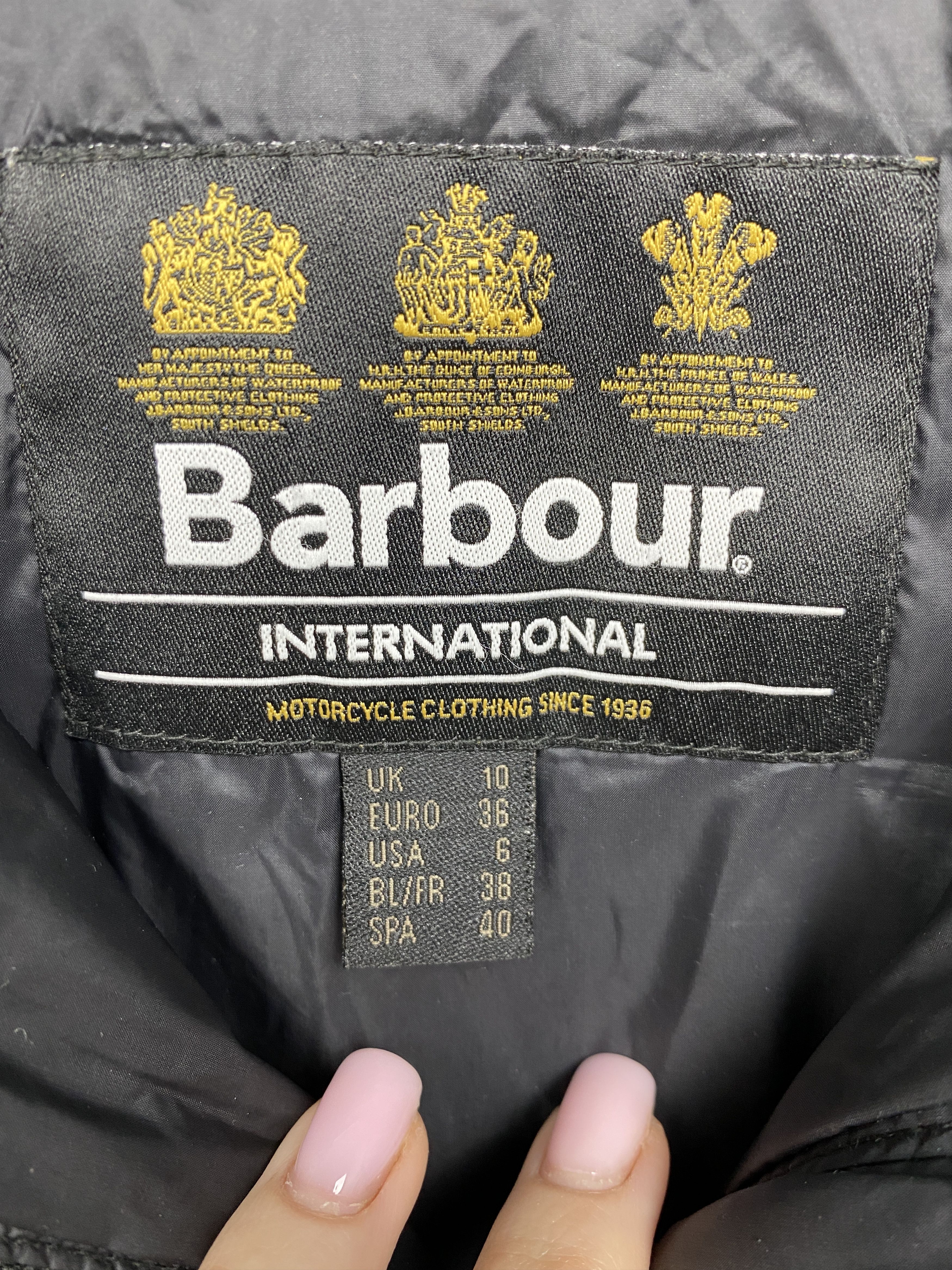 Barbour Barbour International Vintage Freethrow Biker Quilted Jacket Size M / US 6-8 / IT 42-44 - 4 Thumbnail
