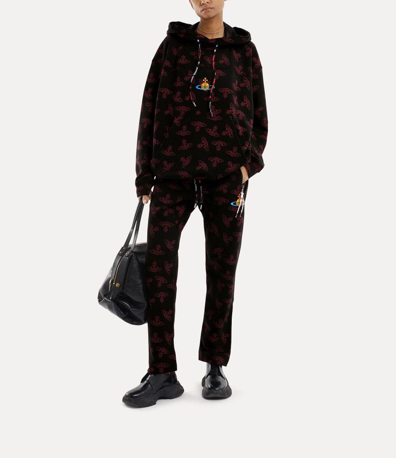 Vivienne Westwood o1srvl11e0326 Fresh Hoodie in Black/Red Size US XL / EU 56 / 4 - 3 Thumbnail