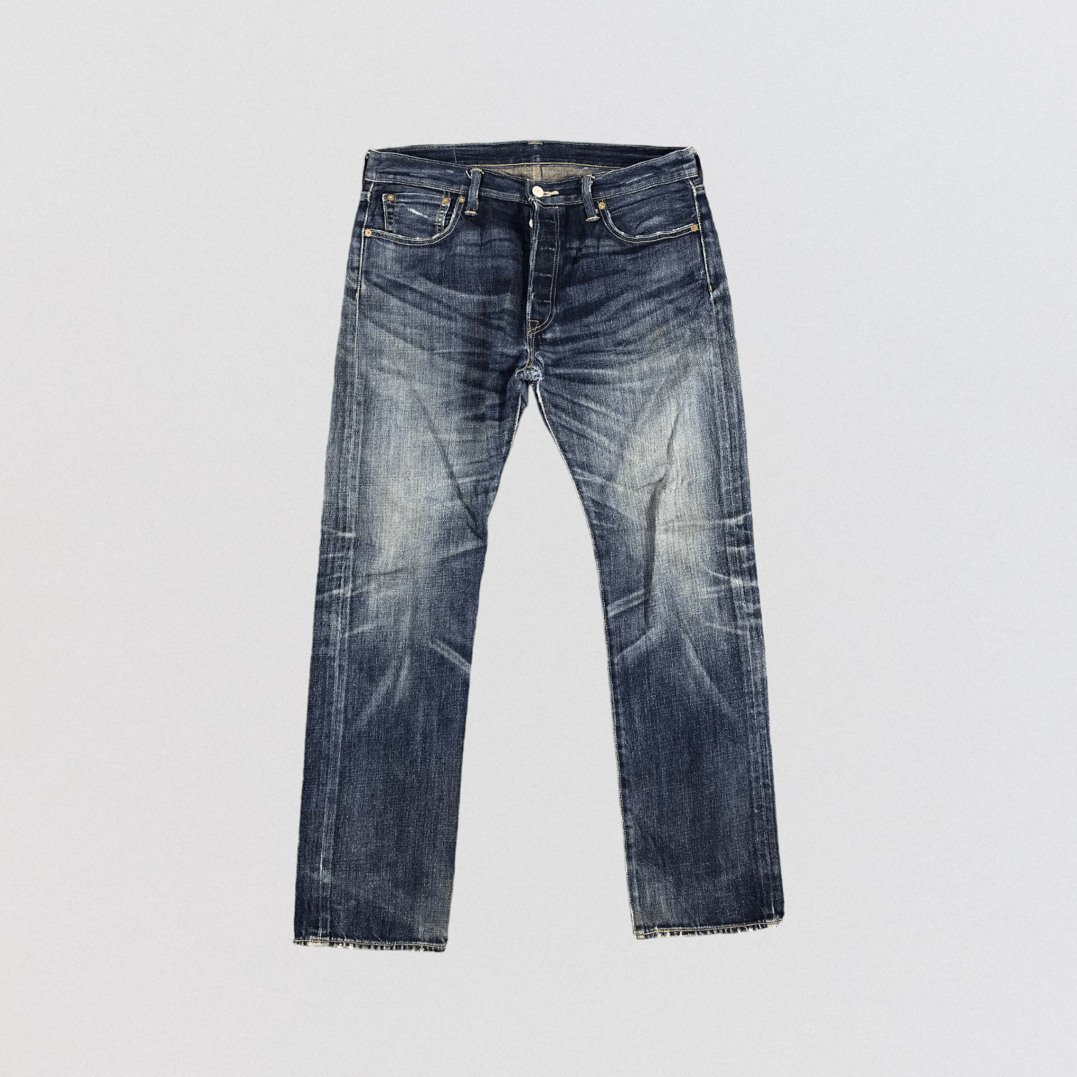 Levi's Vintage Blue Wash Levis 501 Jeans-JM2021 Size US 37 - 1 Thumbnail