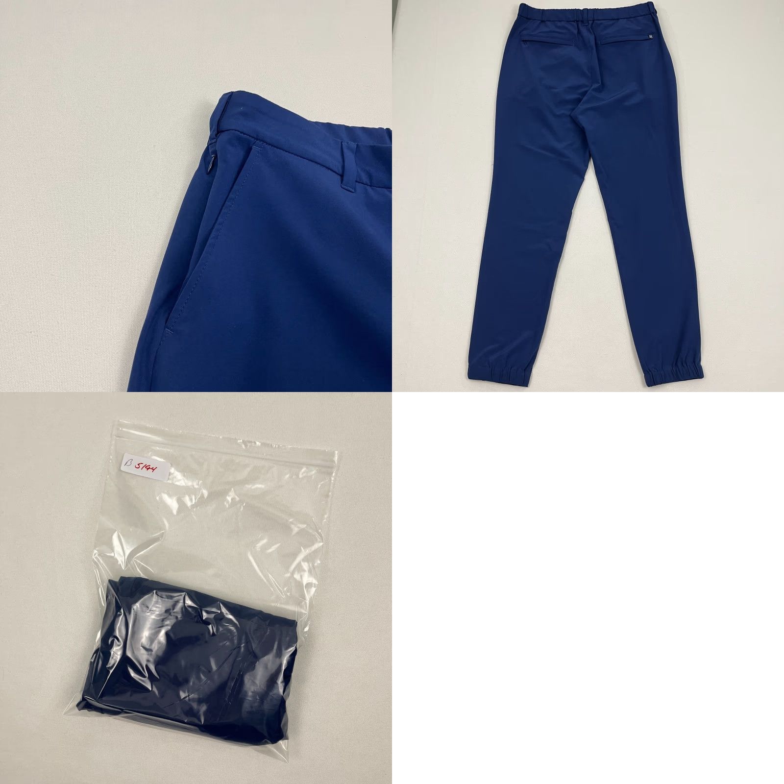 Mizzen+Main Mizzen + Main Helmsman Pants Mens 32 x 29 Slim Tapered Jogger Stretch Casual Blue polyester blend Denim? No. Size US 32 / EU 48 - 8 Thumbnail