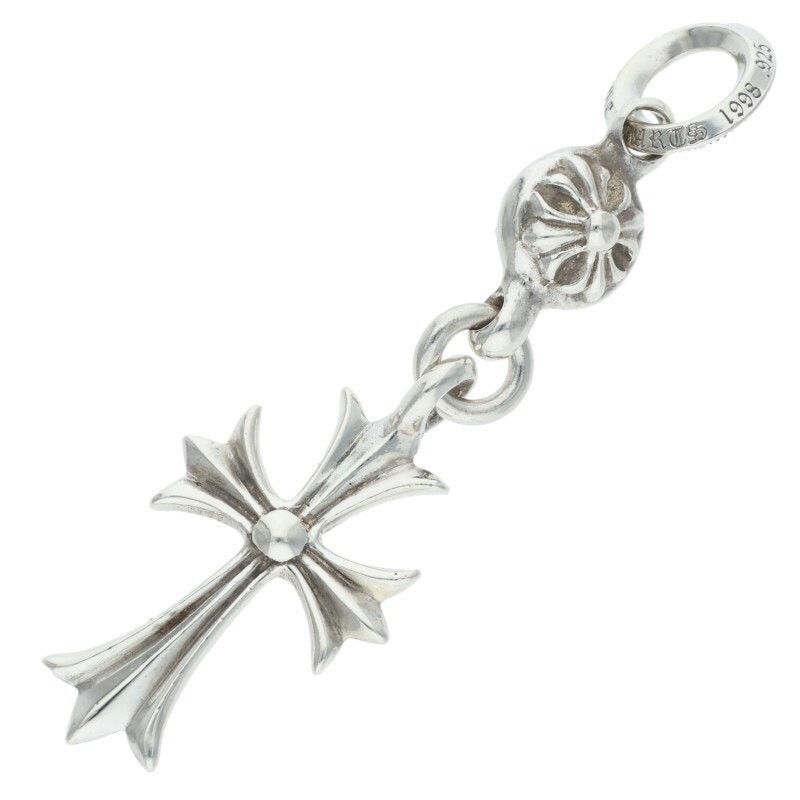 Chrome Hearts Chrome Hearts Silver Tiny Cross Charm Necklace Size ONE SIZE - 2 Thumbnail