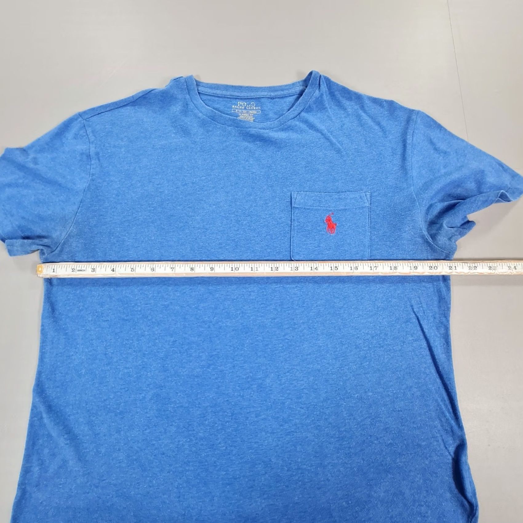 Polo Ralph Lauren Polo Ralph Lauren Mens T Shirt Blue Small Classic Fit Pocket Tee Cotton Regular Size S Short Sleeve Crew Neck Logo Size US S / EU 44-46 / 1 - 5 Thumbnail