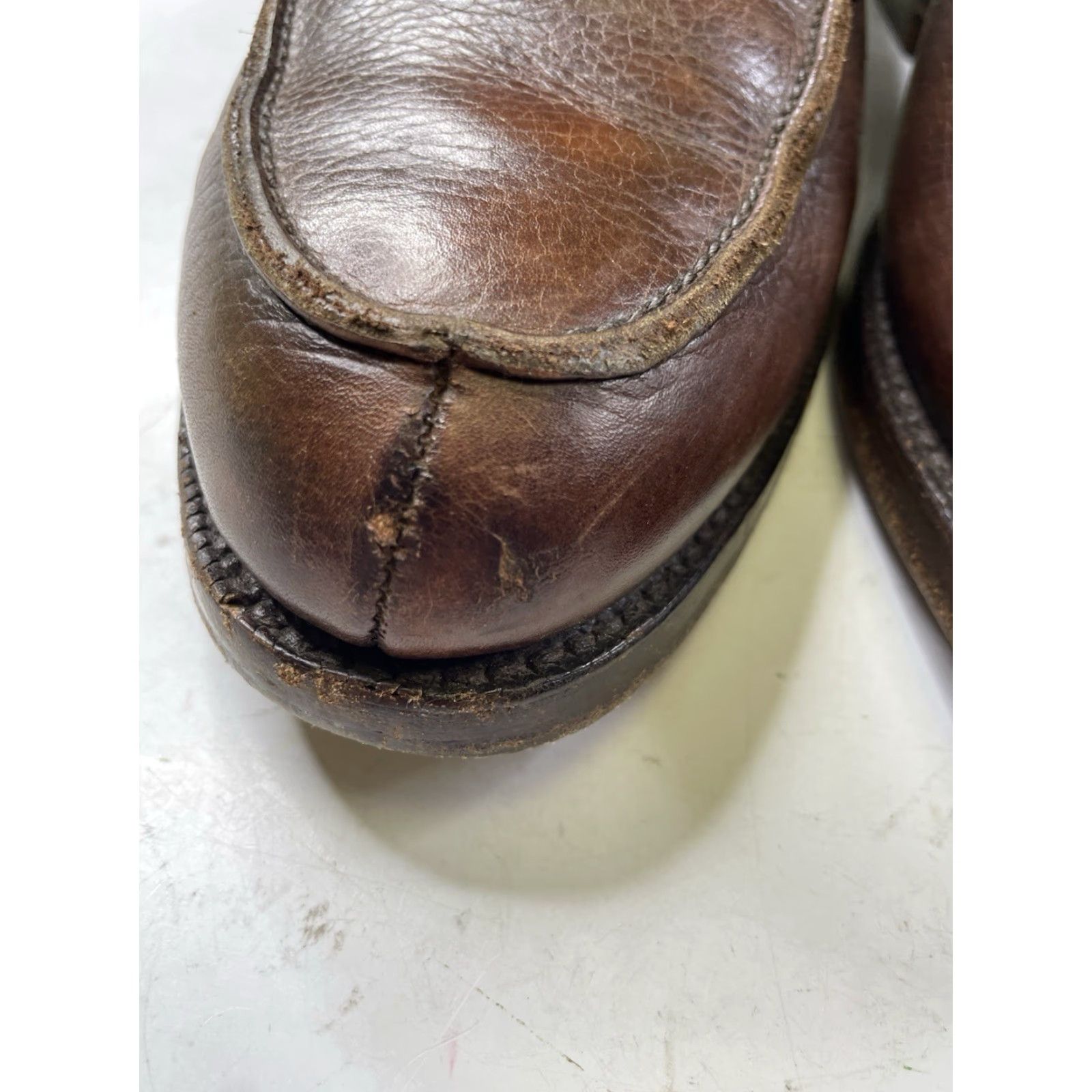 Brooks Brothers Brooks Brothers Peal & Co ENGLAND Brown Leather Split Toe Blucher Dress 12 D Oxford Shoes Men Leather Brown 12 D ENGLAND Brooks Brothers Shoes Size US 12 / EU 45 - 6 Thumbnail