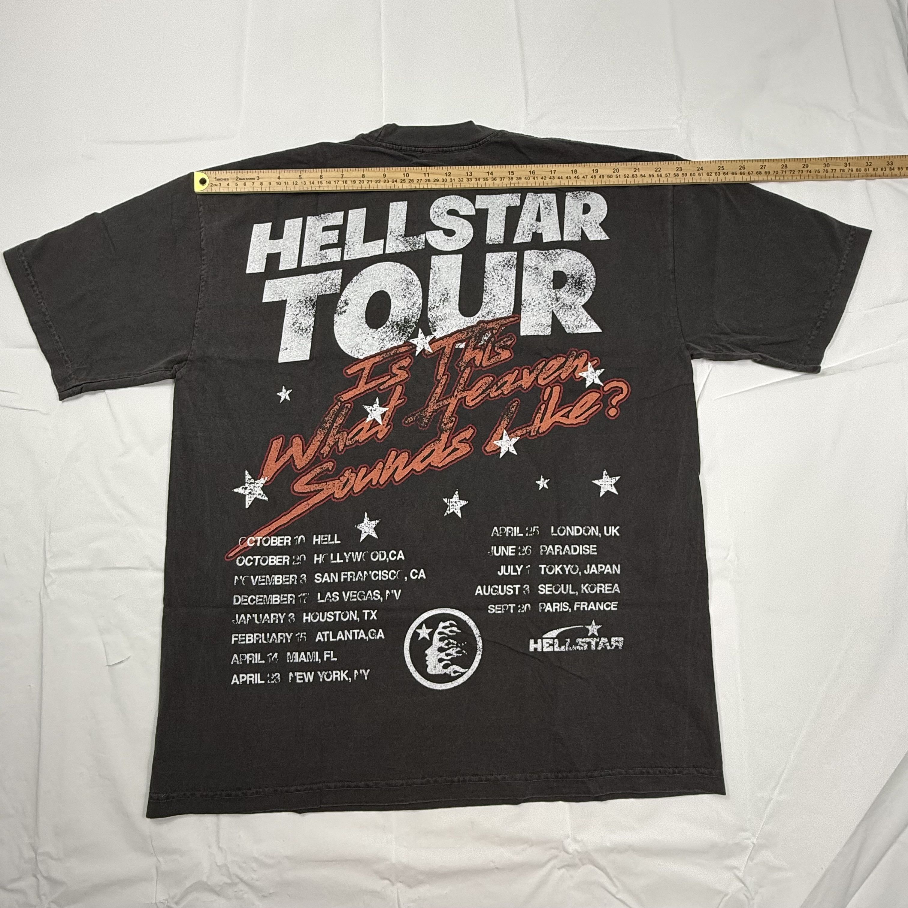 HELLSTAR Hellstar Fall 2023 Exclusive Path To Paradise Tour Shirt Size US XL / EU 56 / 4 - 8 Thumbnail
