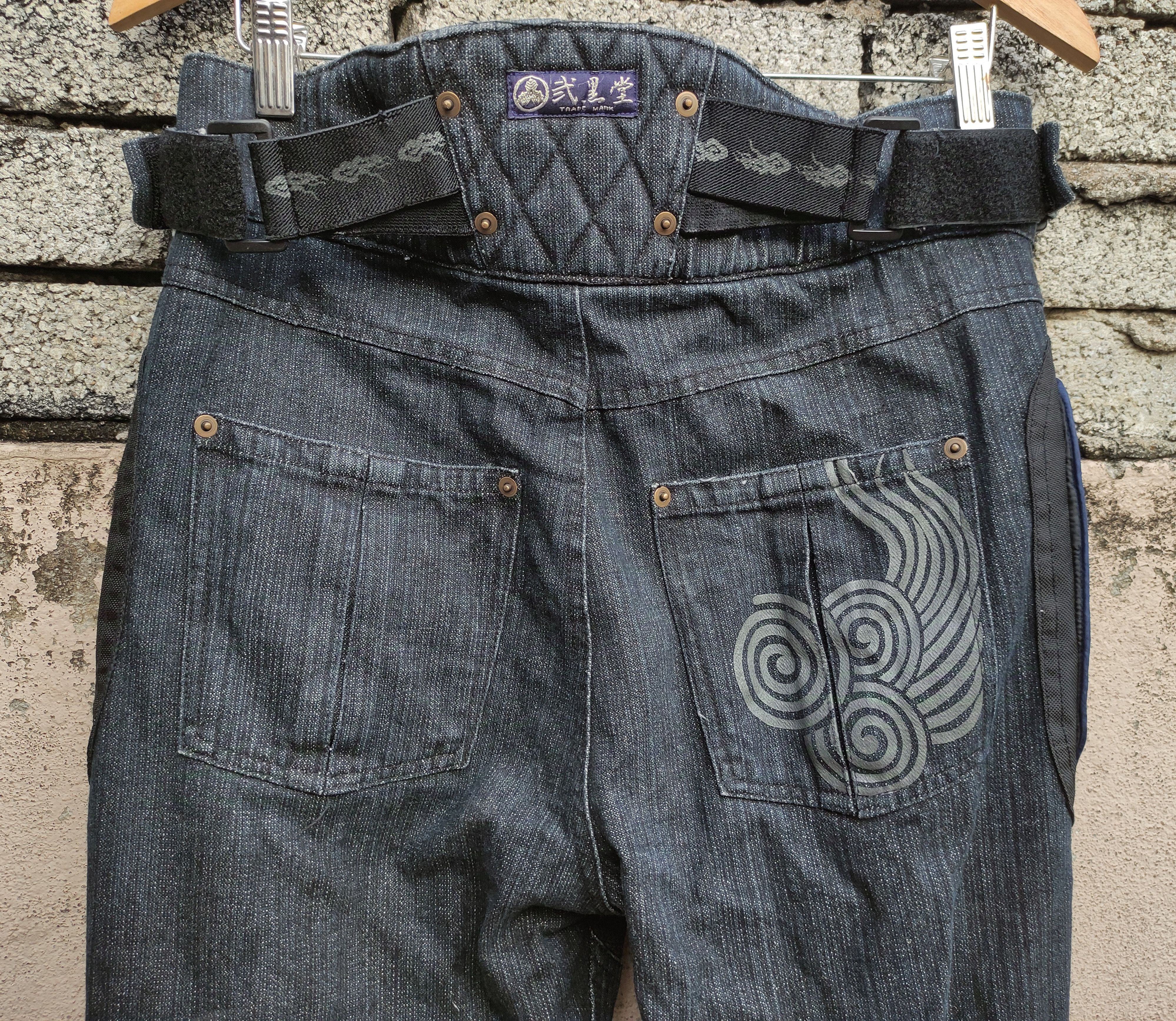 Japanese Brand JAPANESE TRADITION MOTORCYCLE RIDING DENIM PANTS RARE DESIGN Size US 33 - 5 Thumbnail
