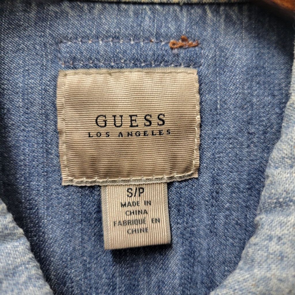 Guess GUESS Women's Denim Cargo Roll-Tab Long-Sleeves Jacket Small Size S / US 4 / IT 40 - 7 Thumbnail