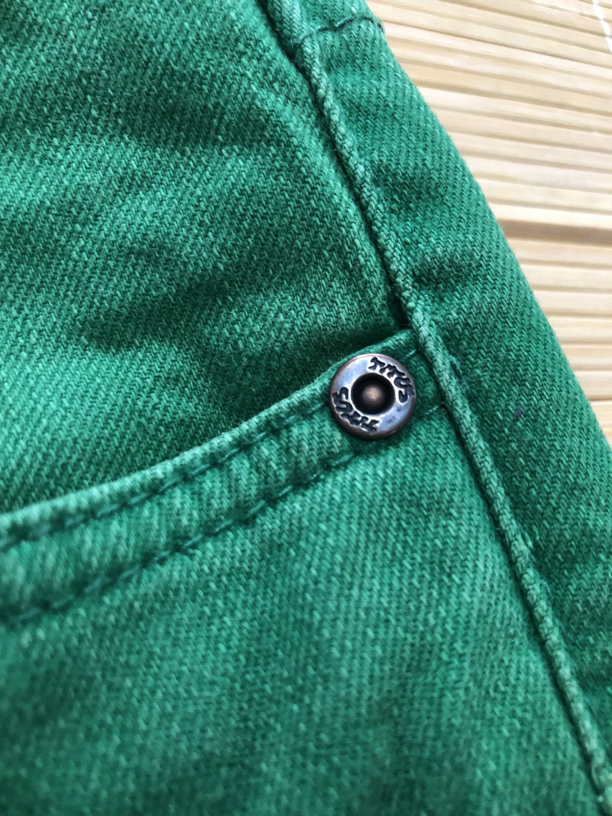 Santa Cruz Skateboards Titus skateboard tube fit denim cold Kelly green Size US 36 / EU 52 - 10 Thumbnail