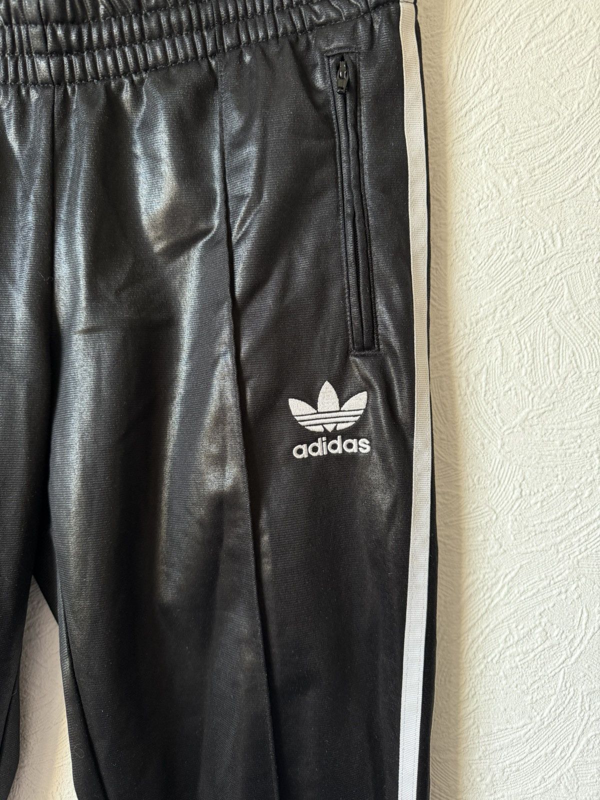 Adidas Shiny Slim Fit Pants Size US 28 / EU 44 - 3 Thumbnail