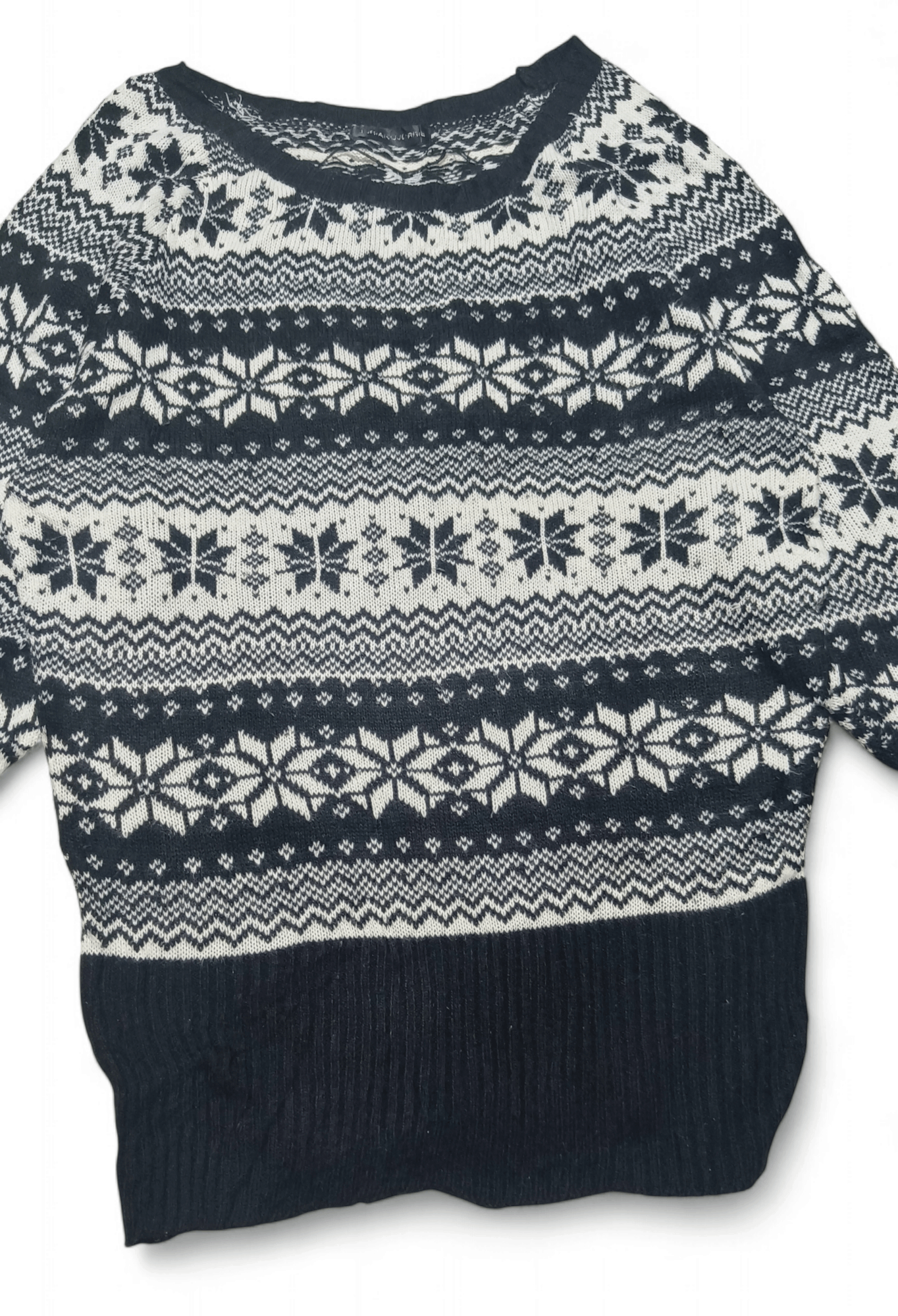 Other Vintage 90s Y2K Women's Ethnic Striped Long Knit Sweater Size M / US 6-8 / IT 42-44 - 5 Thumbnail