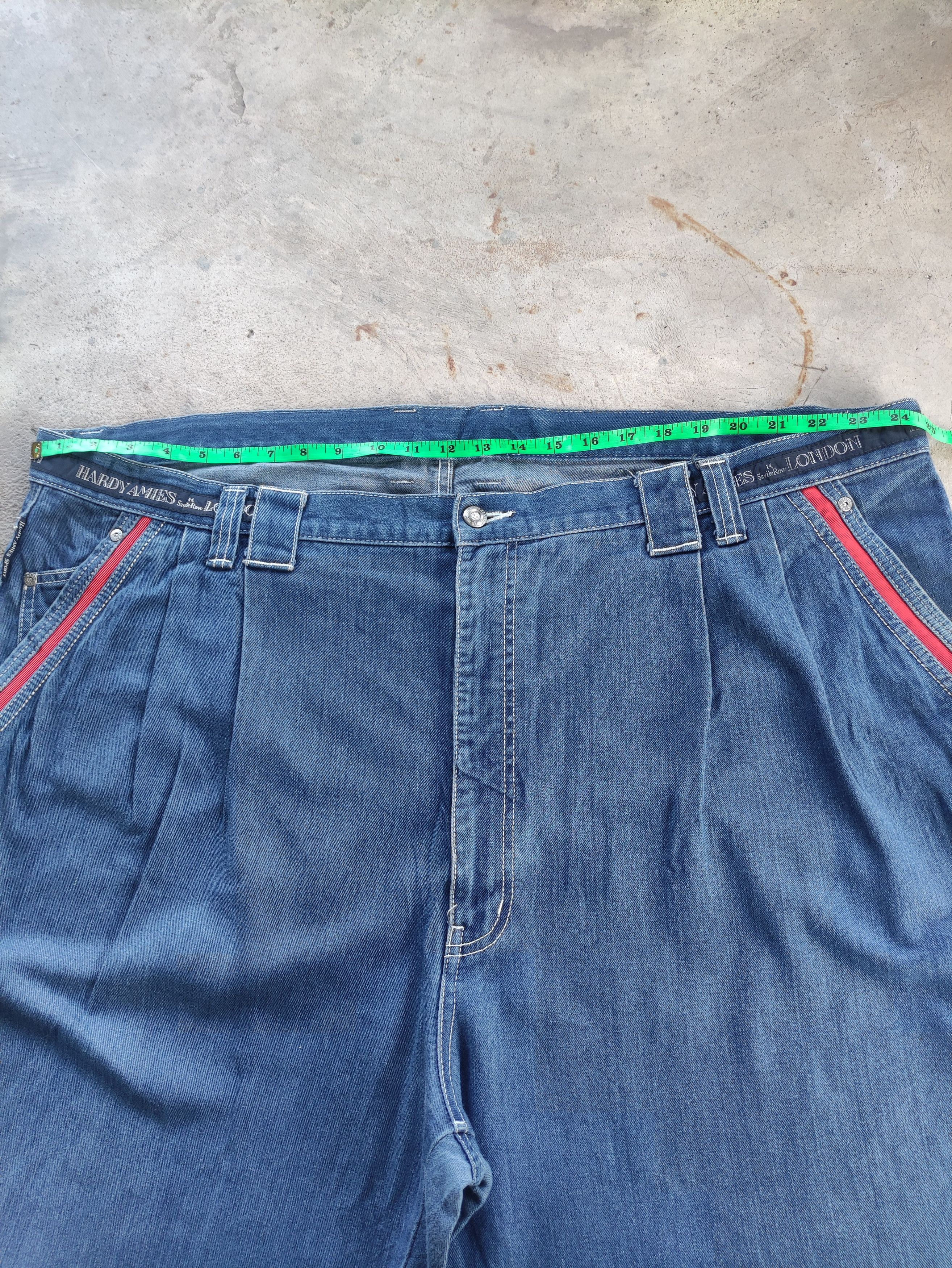 Hardy Amies Vintage Hardy Amies Jean Baggy Faded Denim Size US 44 / EU 60 - 6 Thumbnail