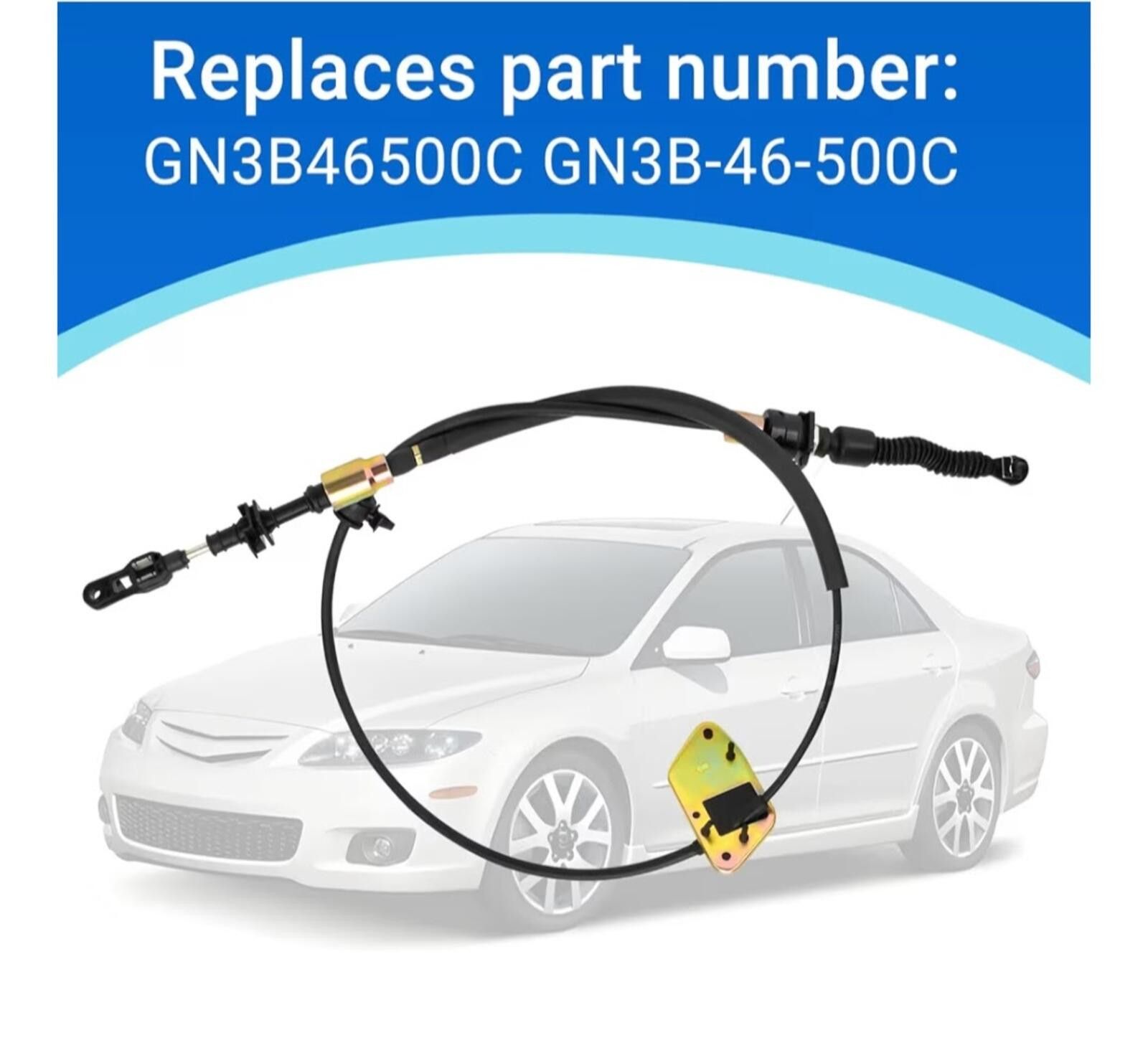 Other Automkt Transmission Shift Cable 06-08 Mazda 6 4CYL Size ONE SIZE - 4 Thumbnail
