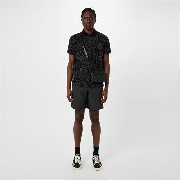 Versace o1g2r1mq0824 Barocco Polo Shirts in Grey Size US M / EU 48-50 / 2 - 6 Thumbnail