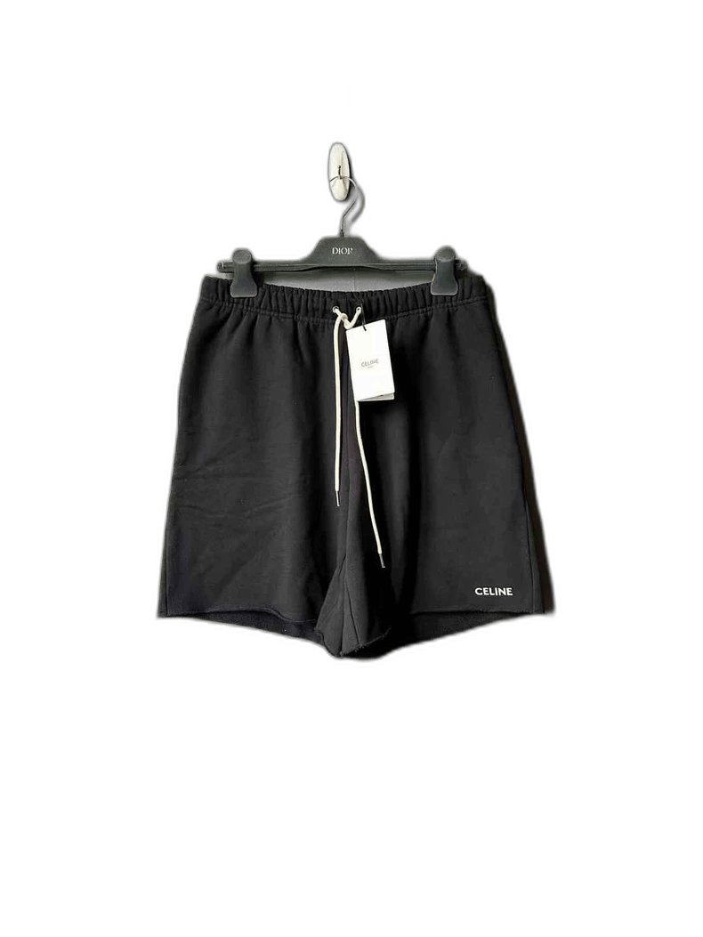 Celine Celine Black Embroidered Shorts Size L Size US 34 / EU 50 - 1 Thumbnail