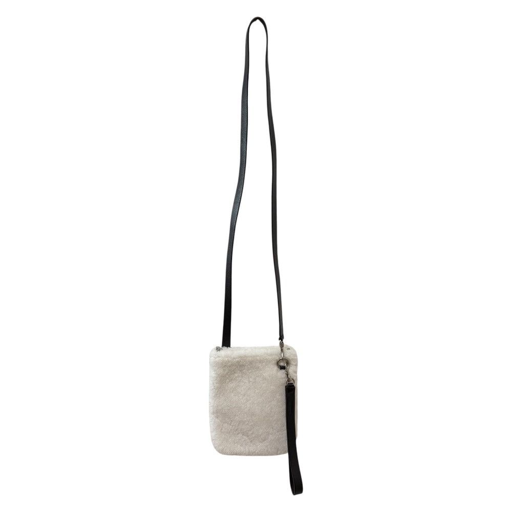 Jil Sander Jil Sander Jil Sander Shearling Mini Shoulder Bag Natural Material Shoulder Bag DUTY FREE for USA Size ONE SIZE - 1 Thumbnail