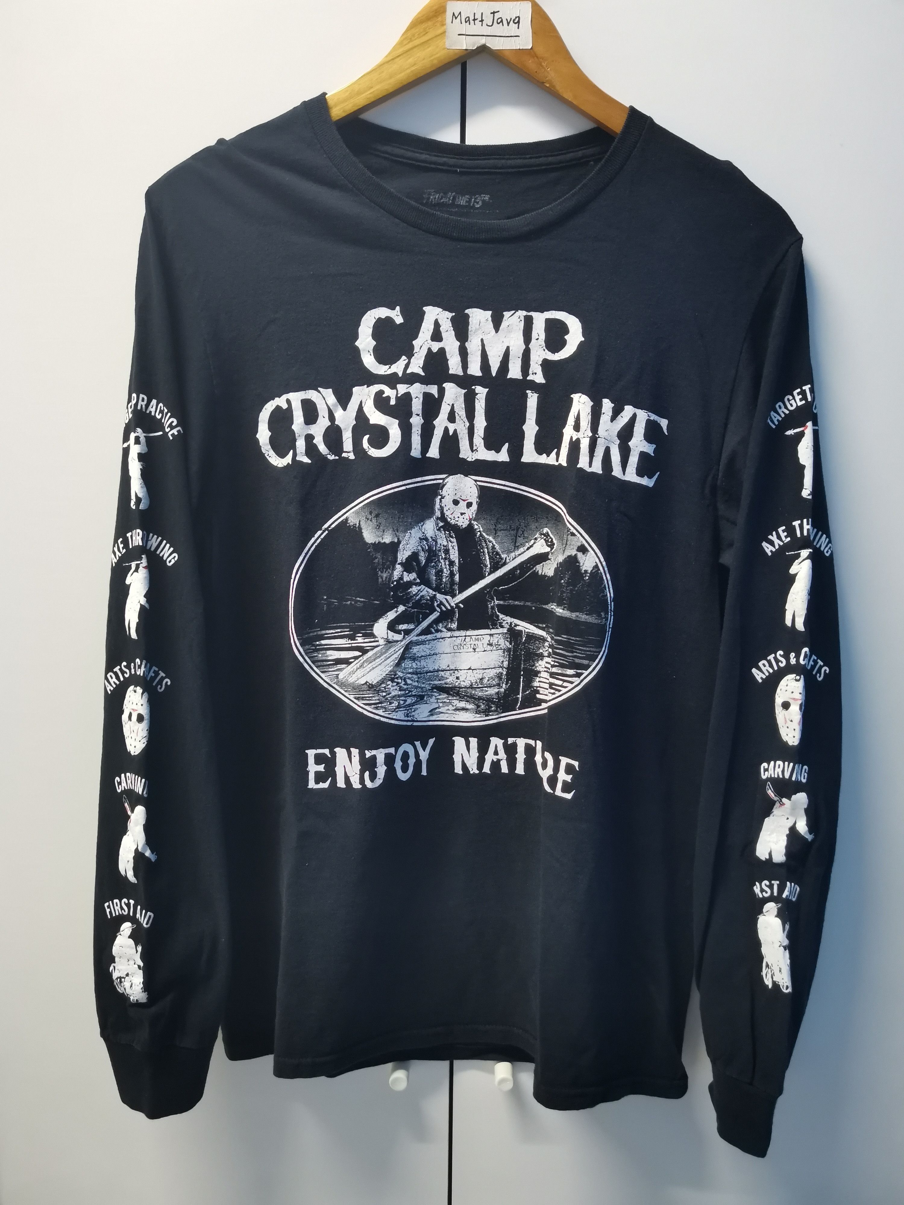 Expert Horror Friday the 13th Horror Movie Series Long Sleeve Jason Freddy Size US M / EU 48-50 / 2 - 2 Thumbnail