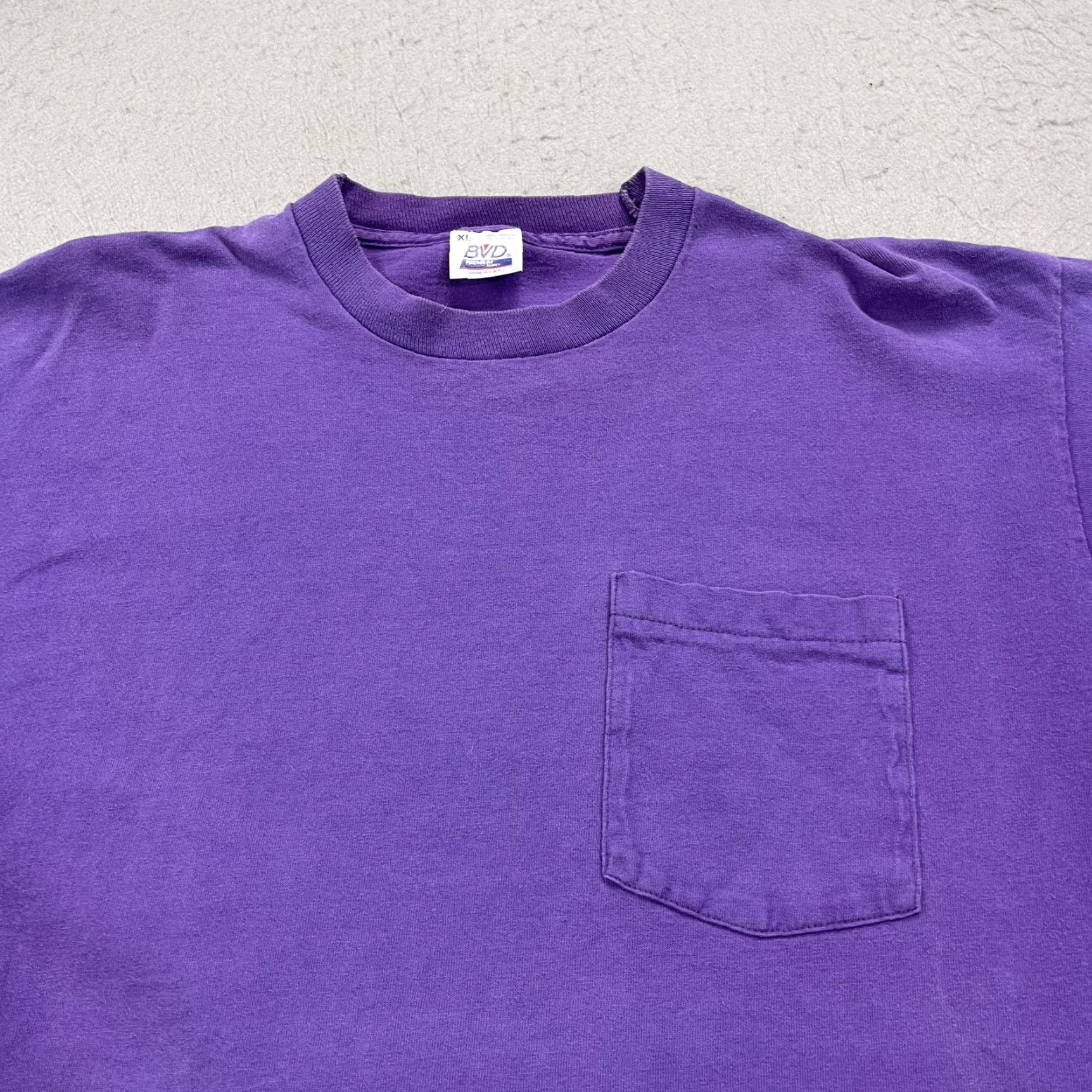 Vintage VINTAGE B.V.D Shirt Mens XL Purple Pocket Tee Cotton 90s 90s Shirt Mens XL Purple Pocket Tee Cotton USA 90s Size US XL / EU 56 / 4 - 2 Thumbnail