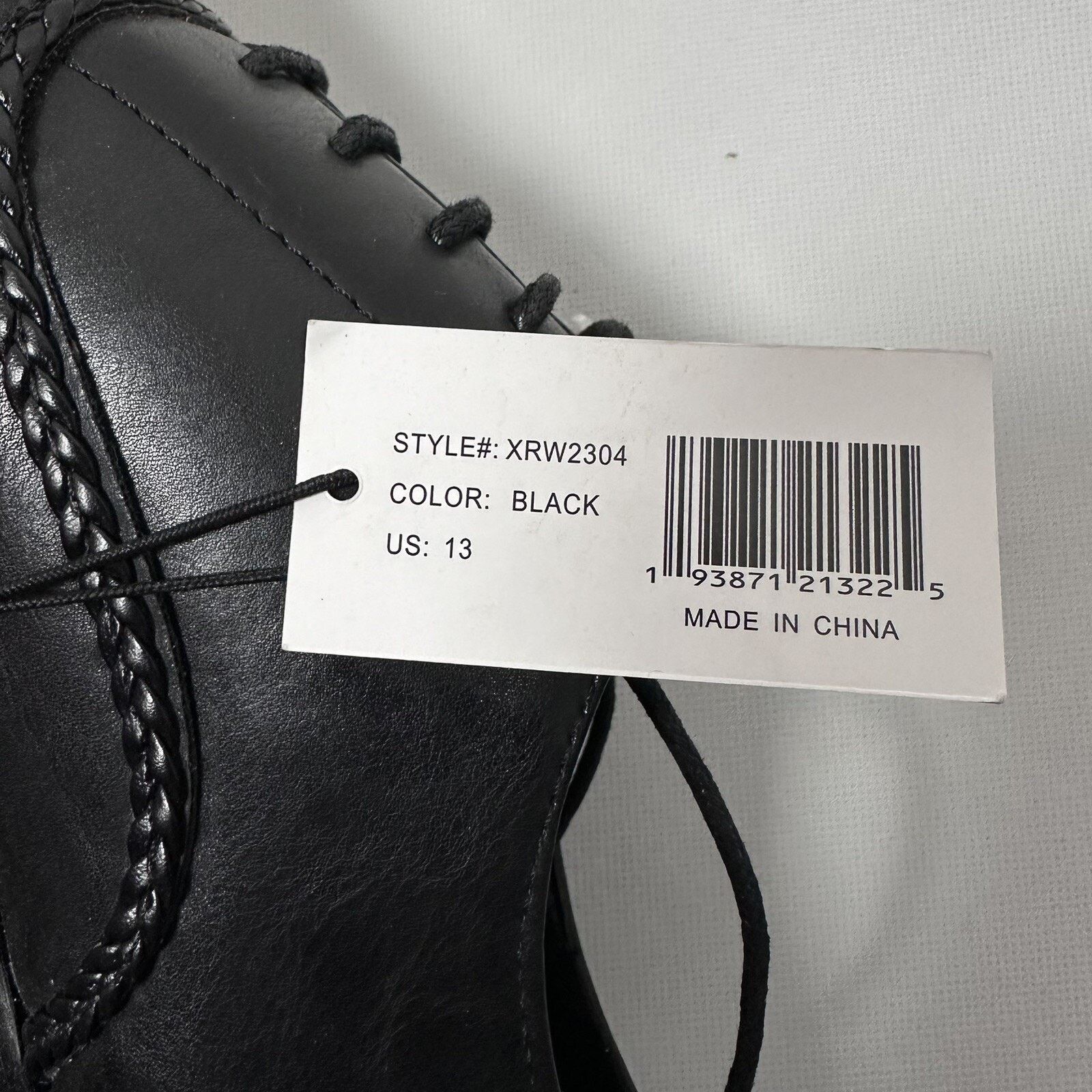 Other Xray Oxfords Dress Black Faux Leather Career Prom Wedding Size US 13 / EU 46 - 6 Thumbnail