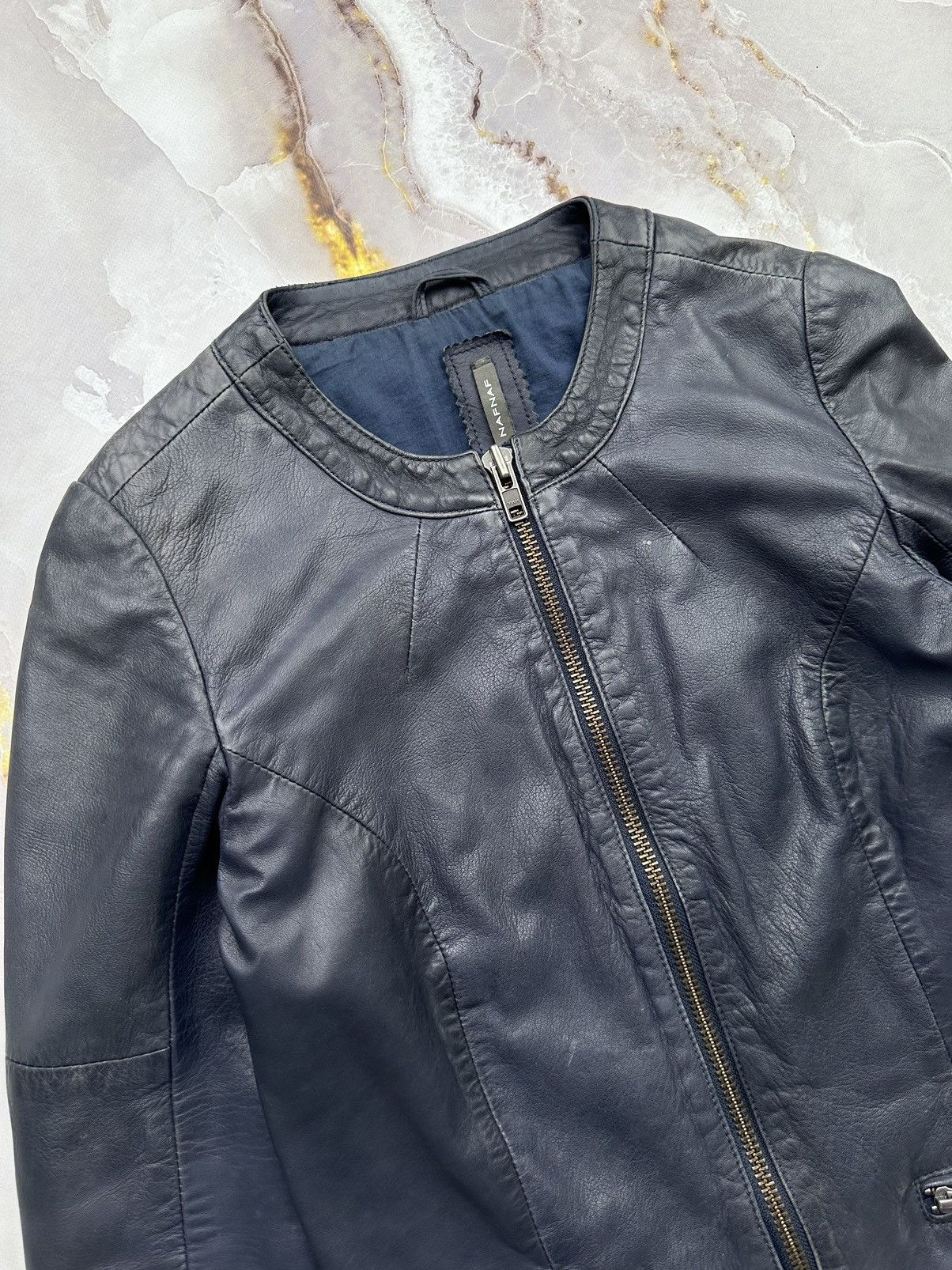 Japanese Brand Vintage Leather Jacket Size XS / US 0-2 / IT 36-38 - 2 Thumbnail