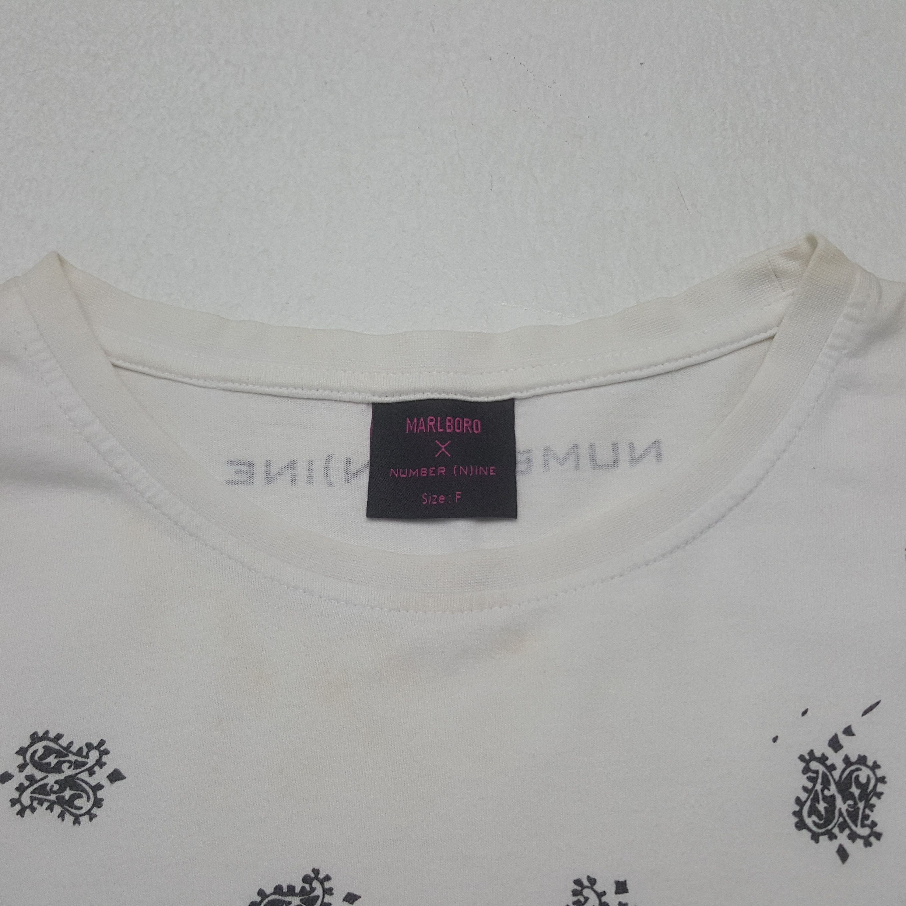Japanese Brand × Number (N)ine × Vintage Vintage Number (N)ine x Marlboro Custom Art Logo Tshirt Size US M / EU 48-50 / 2 - 5 Thumbnail