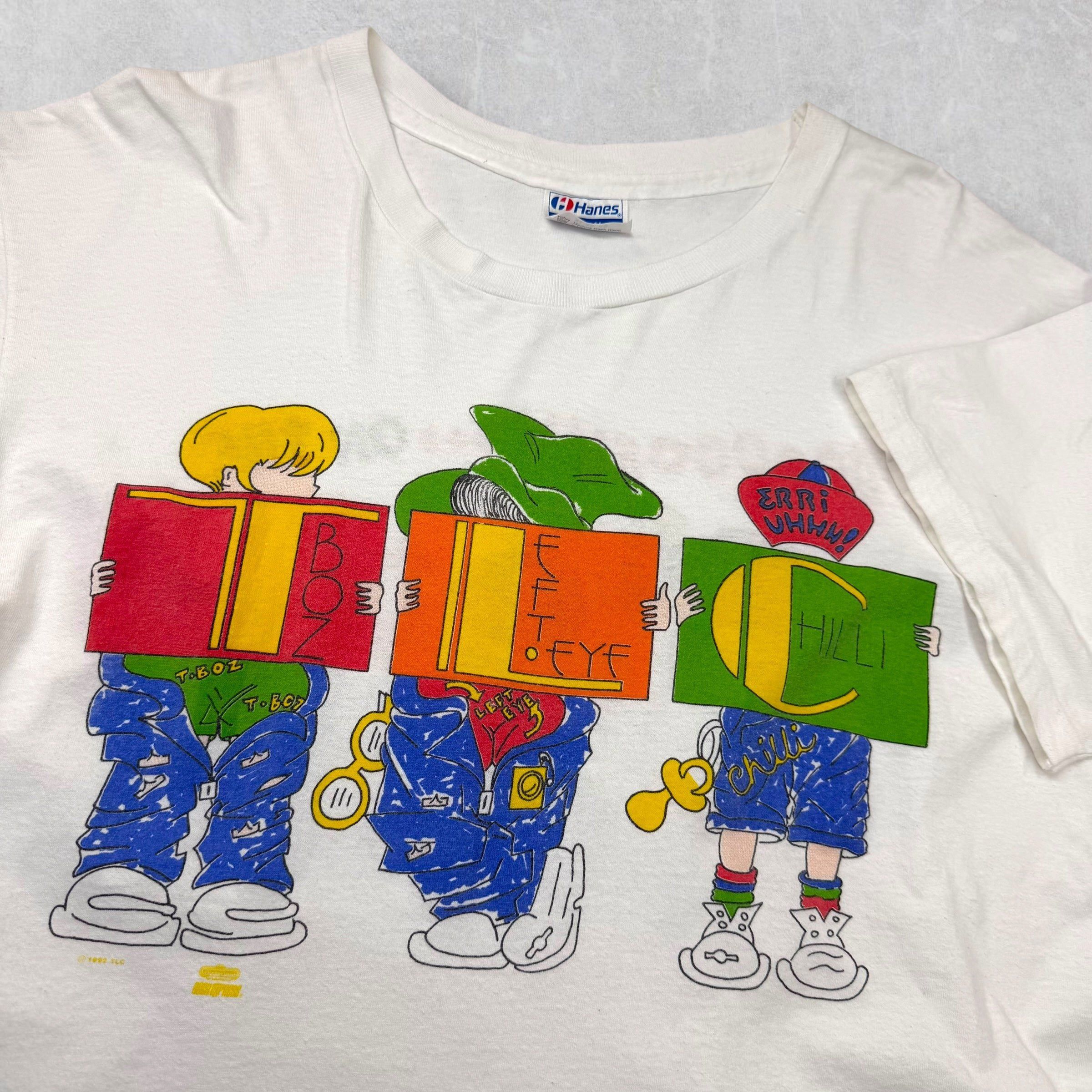 Vintage Vintage 1992 TLC "Character" Ooohhhh... On The TLC Tip Tee X Size US XL / EU 56 / 4 - 3 Thumbnail