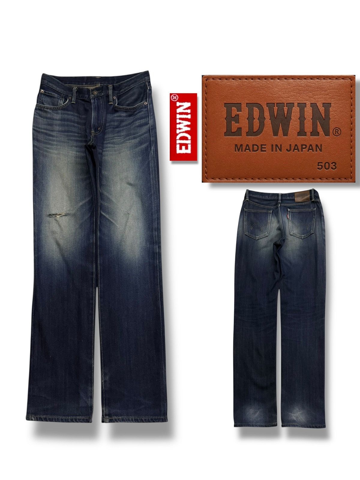 Edwin Vintage Edwin 503 Japan Denim Jeans | Vintage Faded | W31 Size US 31 - 1 Thumbnail