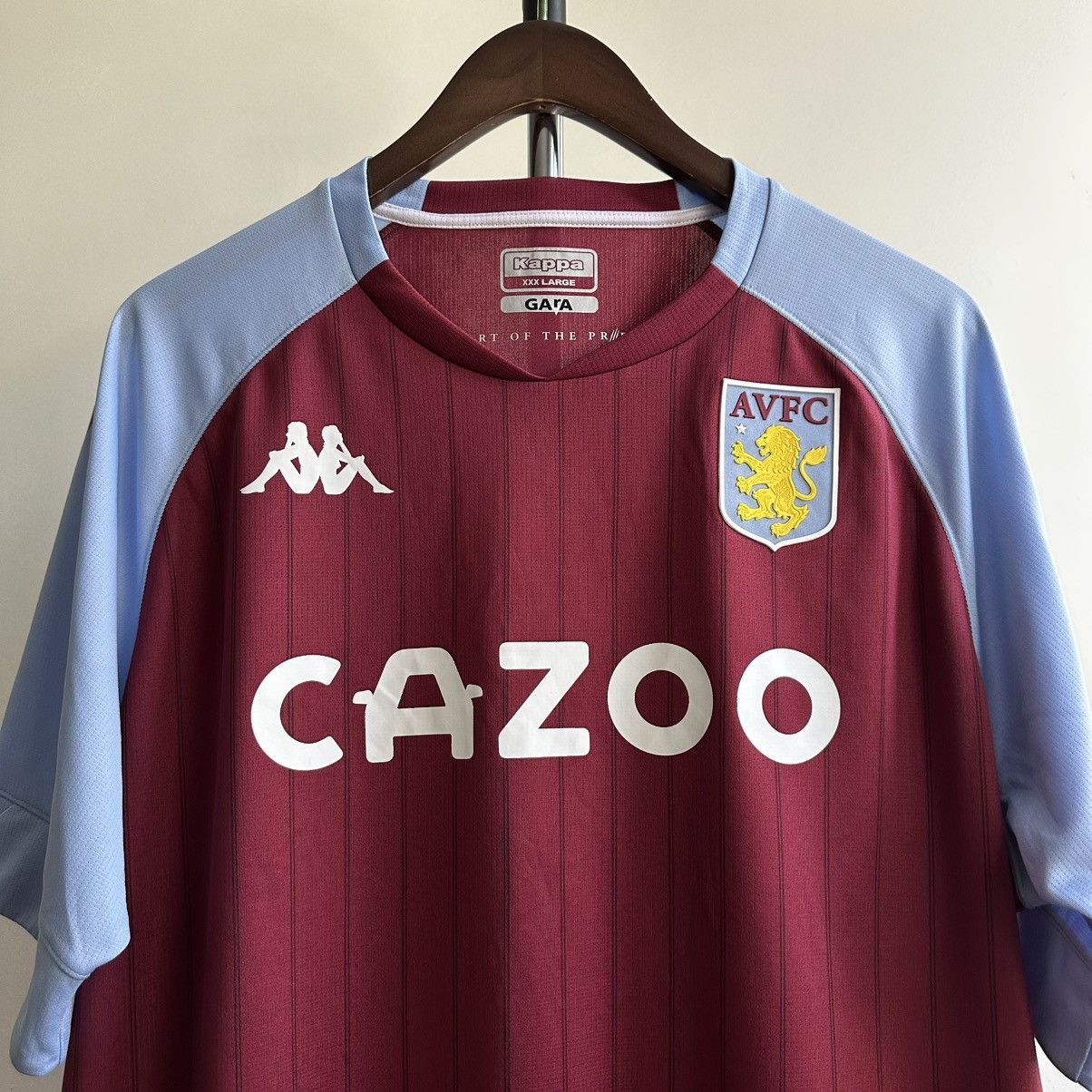 Kappa Kappa Aston Villa FC AVFC 2020/21 Soccer Jersey Blokecore Size US XXL / EU 58 / 5 - 2 Thumbnail
