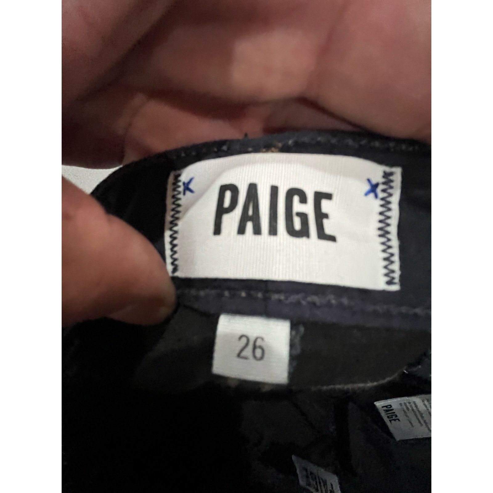Paige Paige Jeans Hoxton Ultra Skinny High Rise Dark Wash Jeans 26 Size 26" / US 2 / IT 38 - 7 Thumbnail
