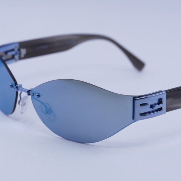Fendi 🕶️ New Fendi FE40159U 84C Sunglasses - Matte Black Frame Size ONE SIZE - 3 Thumbnail